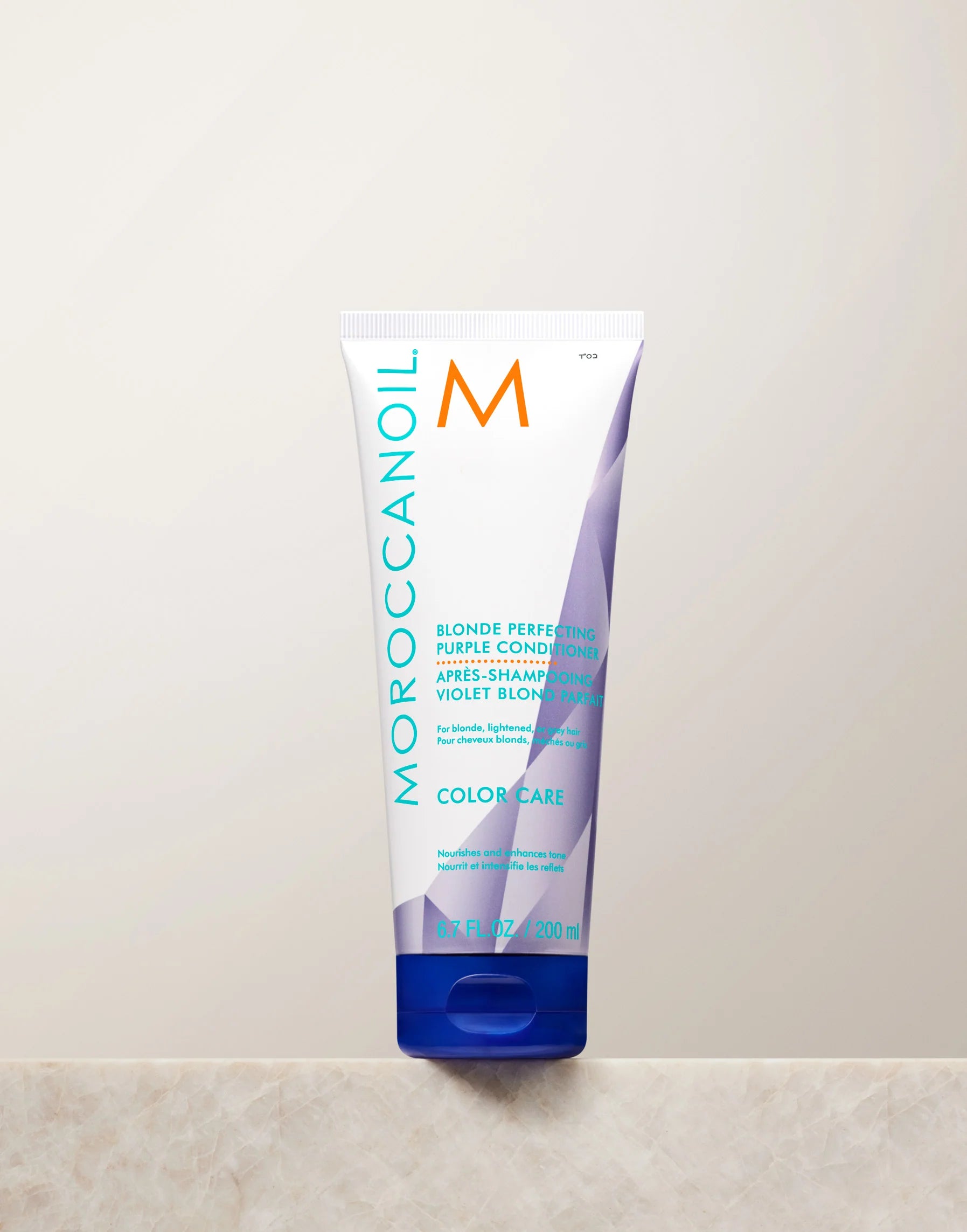 Toning conditioner for blondes (MoroccanOil Blonde Perfecting Purple Conditioner)