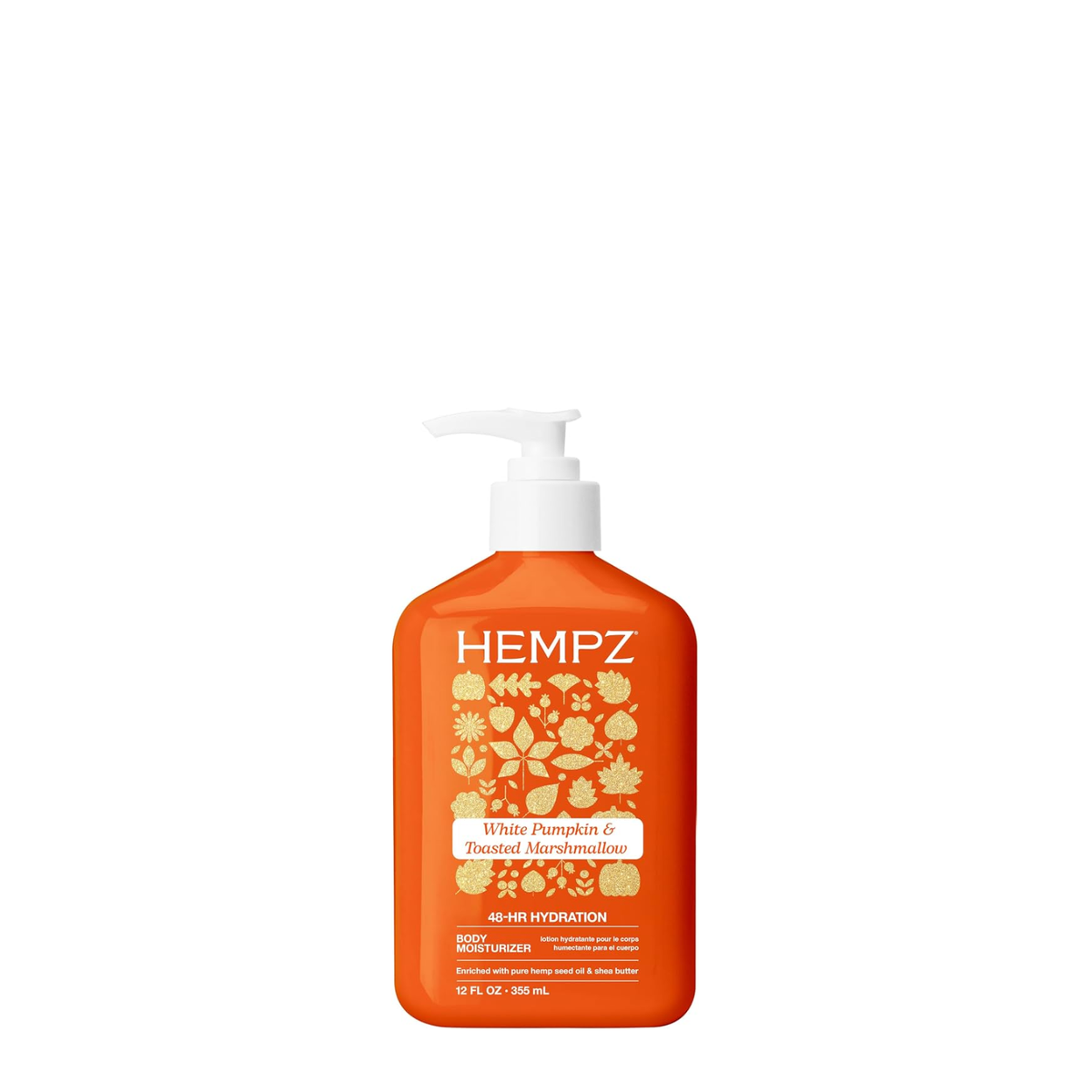 Hempz White Pumpkin & Toasted Marshmallow Body Moisturizer (Cozy nourishing body lotion)
