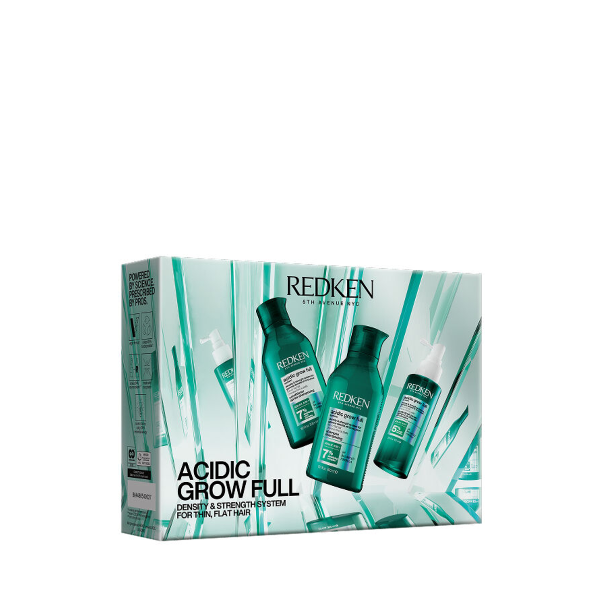 Redken Acidic Grow Full System Holiday Gift Set (3in1 density & strengthening hair care set)