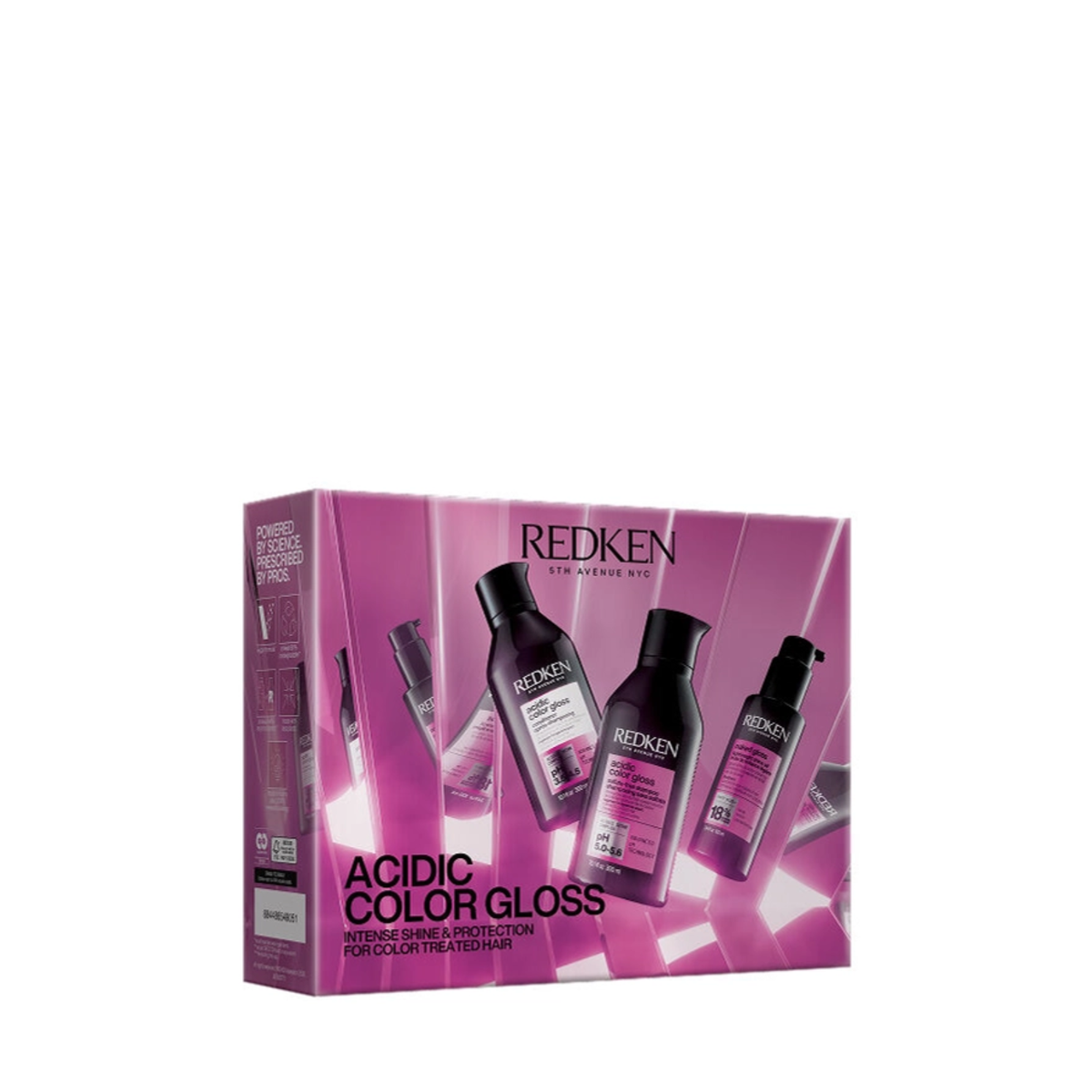 Redken Acidic Color Gloss Holiday Gift Set (3in1 color-protecting shine hair care set)