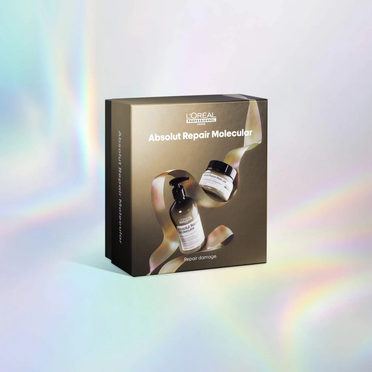 L'Oréal Professionnel Absolut Repair Molecular Holiday Kit (2in1 damaged hair repair set)