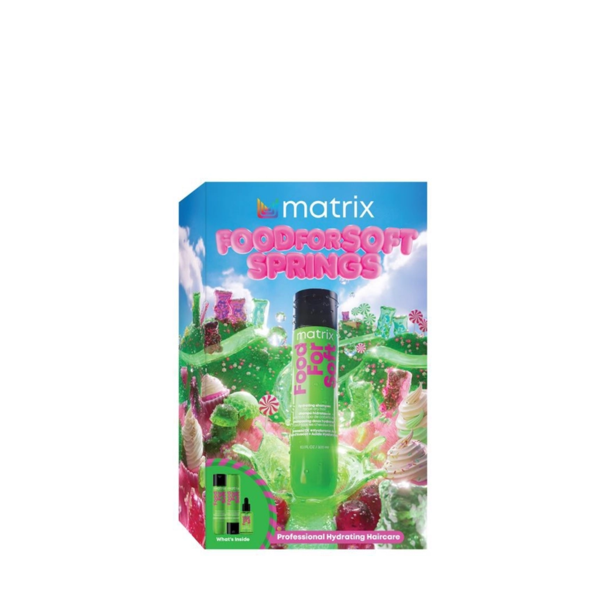 Matrix Food For Soft Holiday Kit (3in1 intensive hydration and silky-smooth hair set)