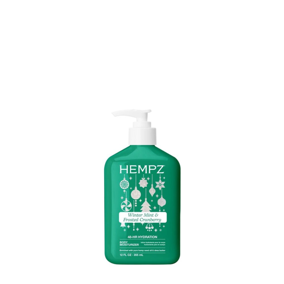 Hempz Winter Mint & Frosted Cranberry Moisturizer (Hydrating holiday body lotion)