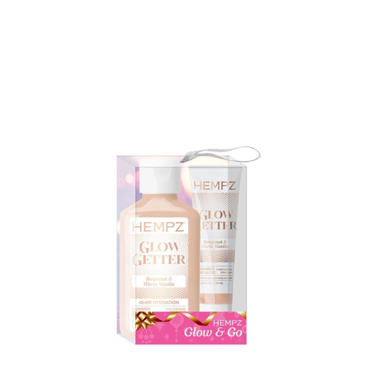 Hempz Glow & Go Kit (2in1 shimmering lip and body care set)