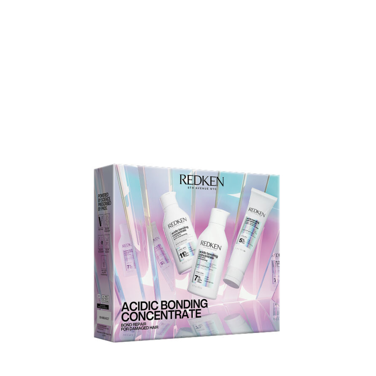 Redken Acidic Bonding Concentrate Holiday Gift Set (3in1 bond-repair hair care set)