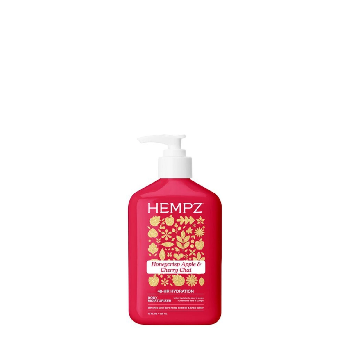Hempz Honeycrisp Apple & Cherry Chai Body Moisturizer (Hydrating spiced body lotion)