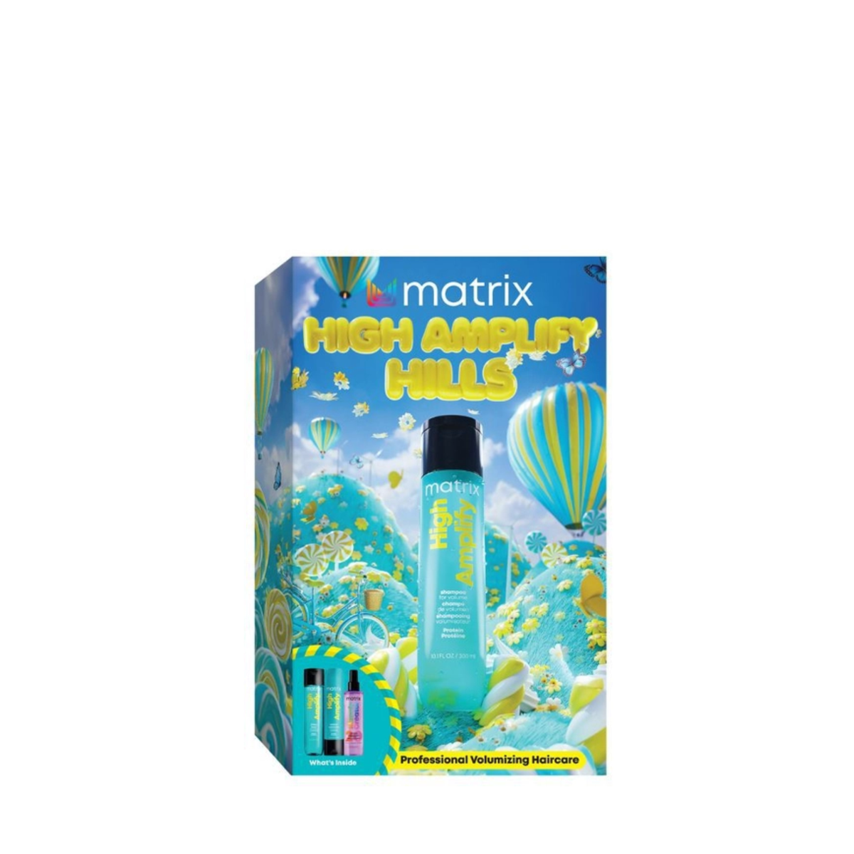 Matrix High Amplify Holiday Kit (3in1 weightless volume and body-enhancing hair care set)