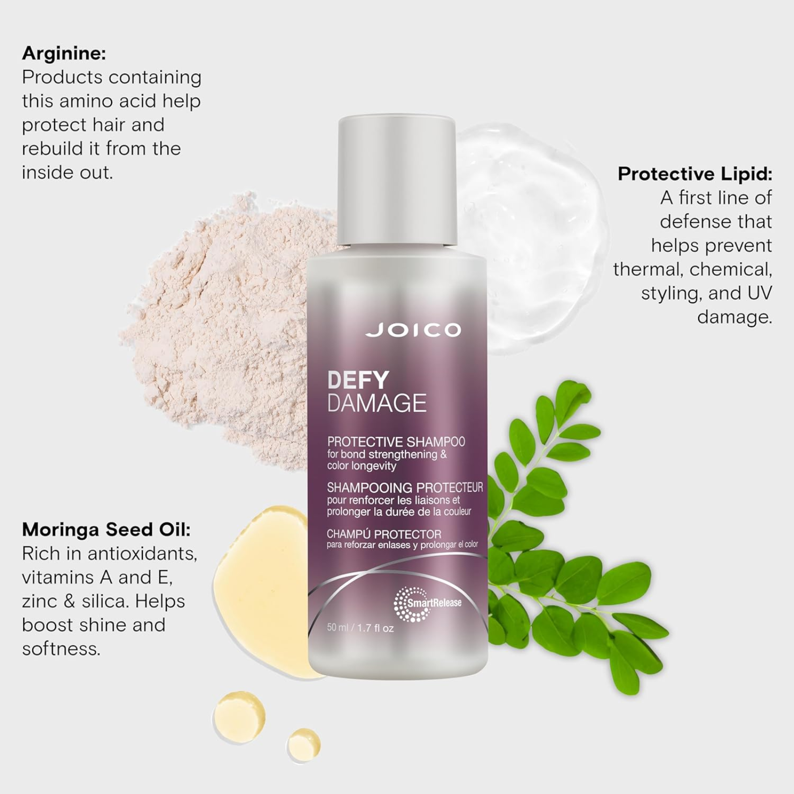 Joico Let Your Strength Shine Defy Damage Holiday Kit (4in1 bond-strengthening hair care set)