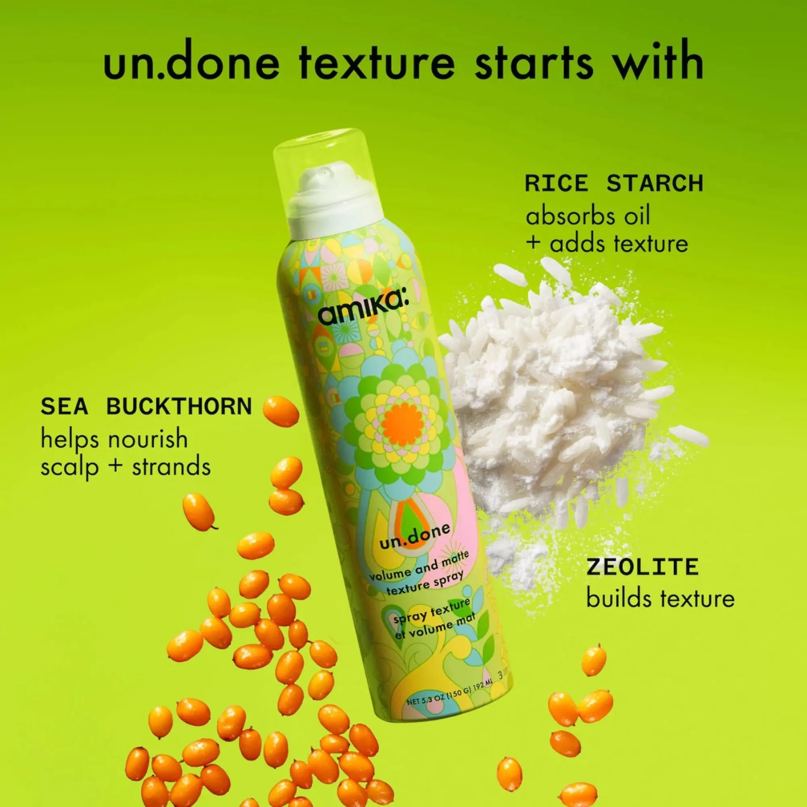 Amika Blowout Bestsellers Prep + Finish Set (3in1 blowout prep and finish hair care set)