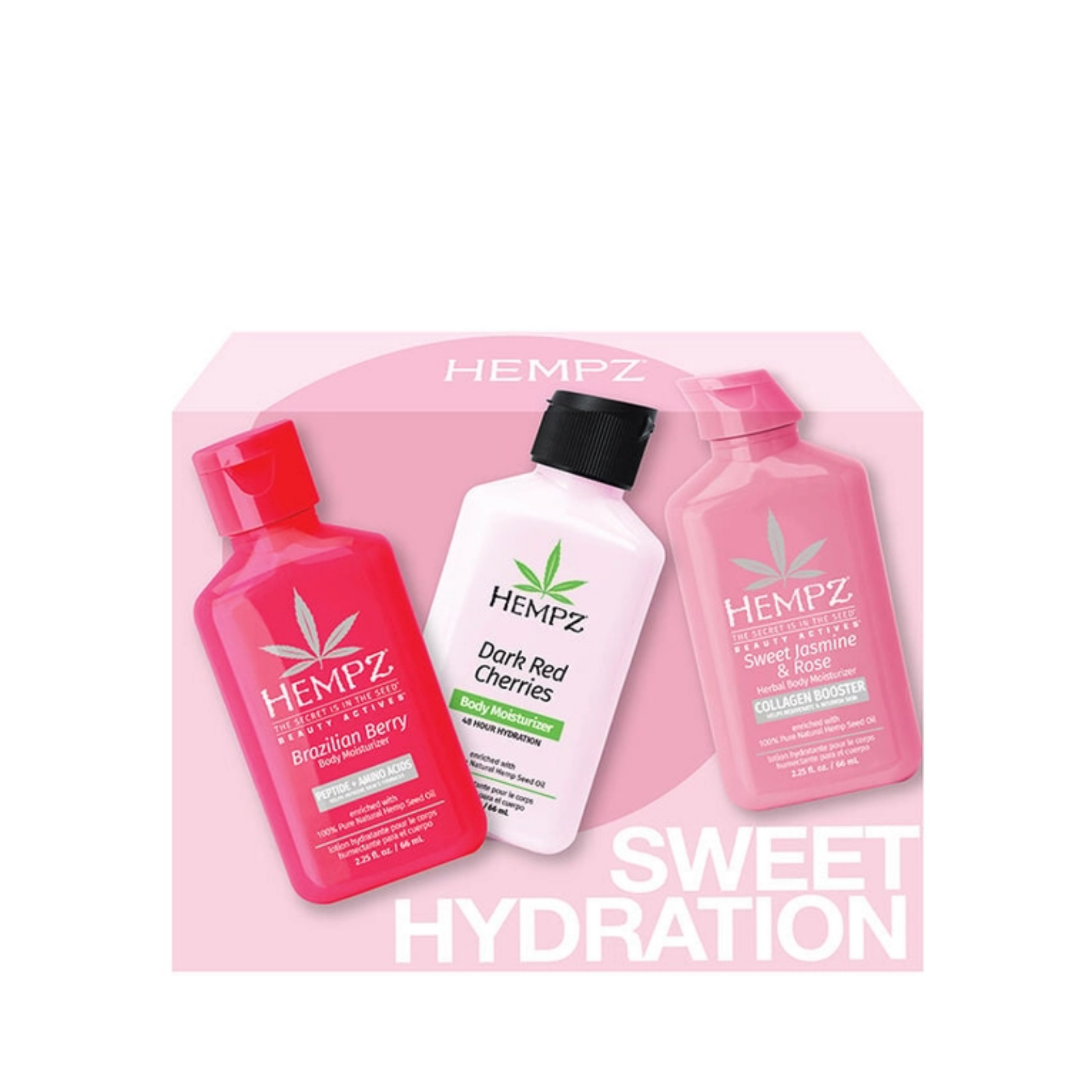 Hempz Sweet Hydration Mini Body Moisturizer Kit (3in1 body moisturizer set)
