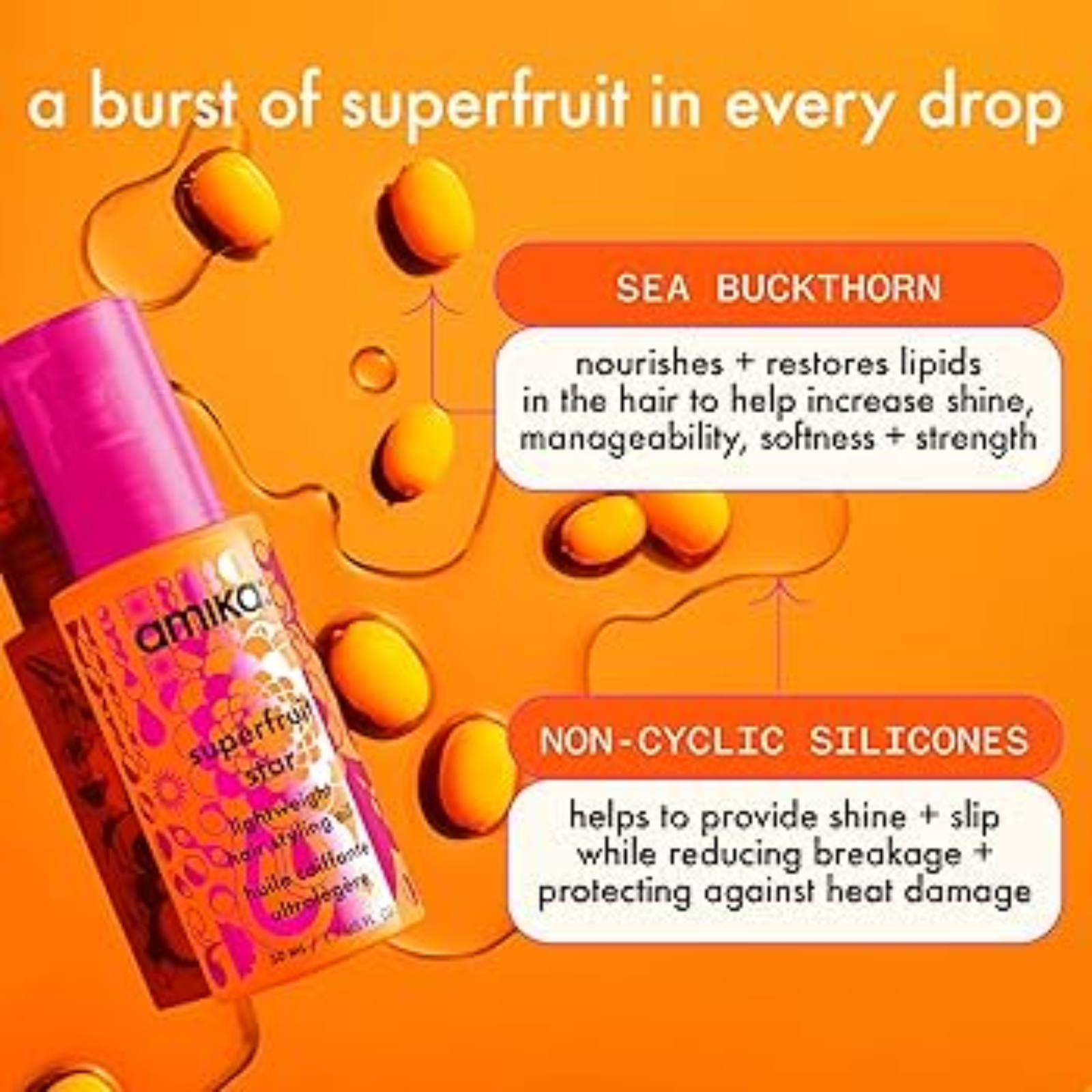 Amika Blowout Bestsellers Prep + Finish Set (3in1 blowout prep and finish hair care set)