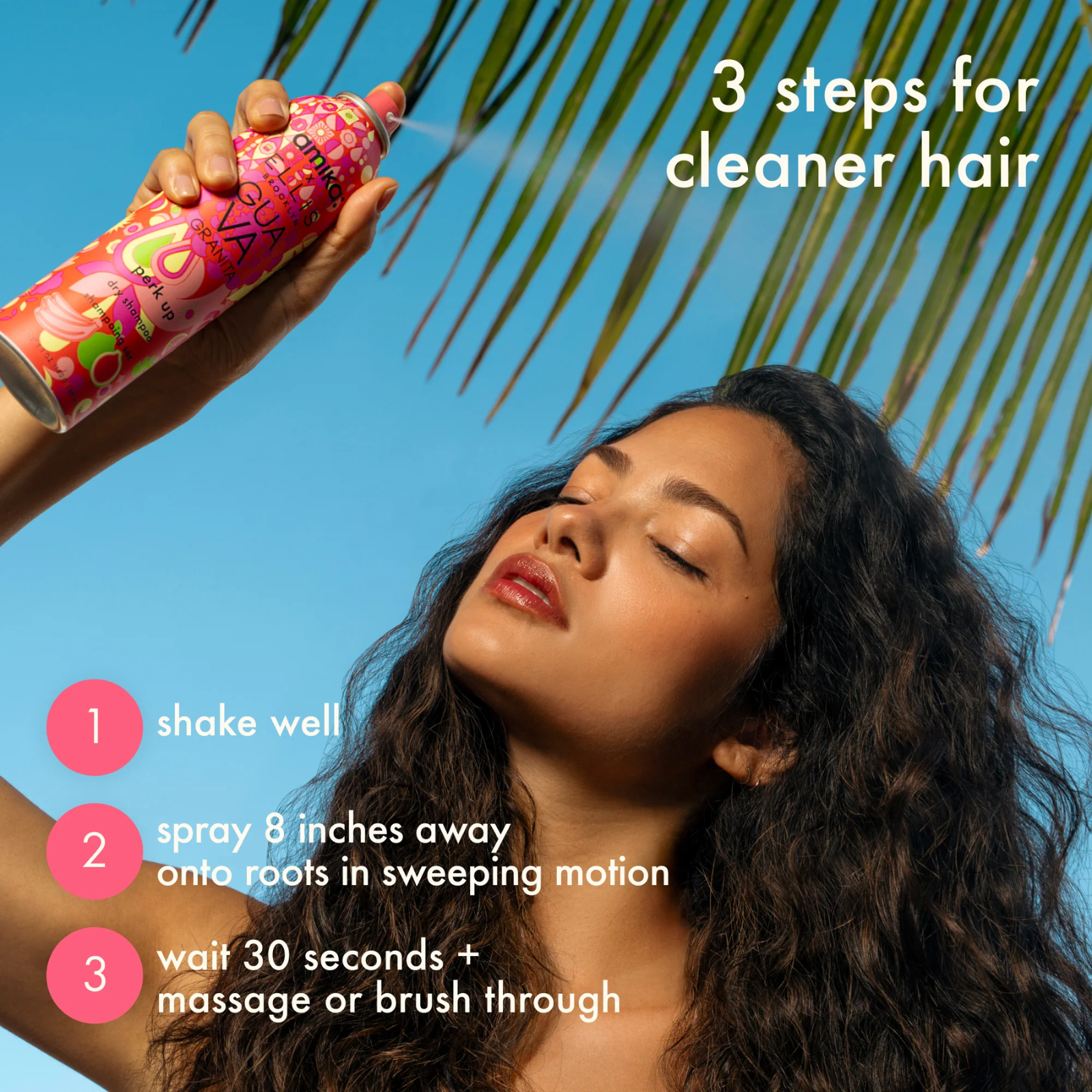 Amika: X Ellis Brooklyn Guava Granita perk up dry shampoo (Scented dry shampoo)