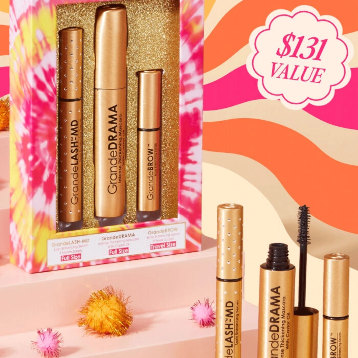 Grande Cosmetics Lash & Brow Vibes 2.0 (3in1 lash & brow enhancing set)