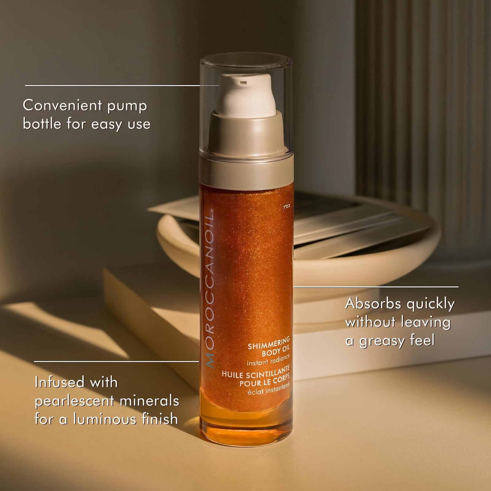 Moroccanoil Shimmering Body Oil (Radiance-enhancing body oil)