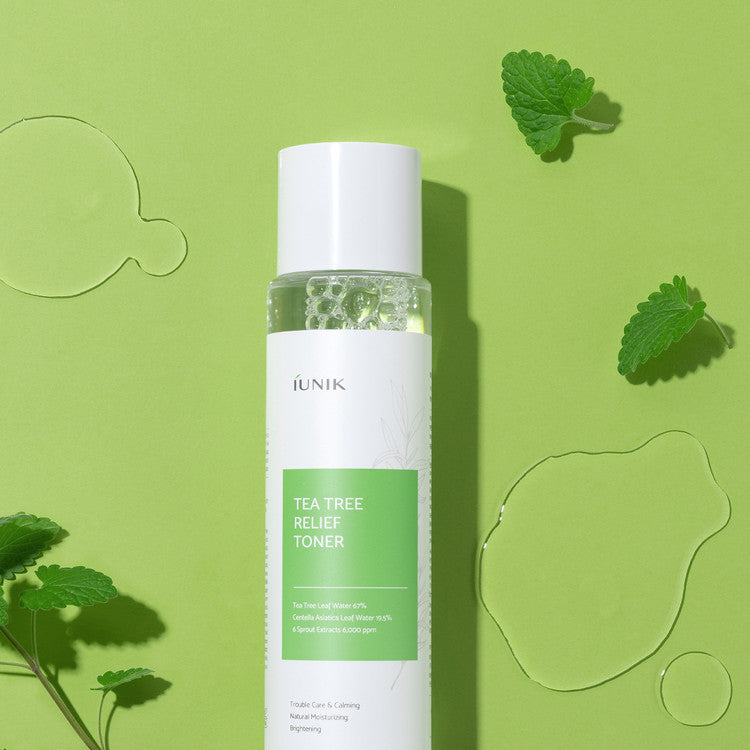 Успокаивающий тонер с чайным деревом Iunik (Iunik Tea Tree Relief Toner)