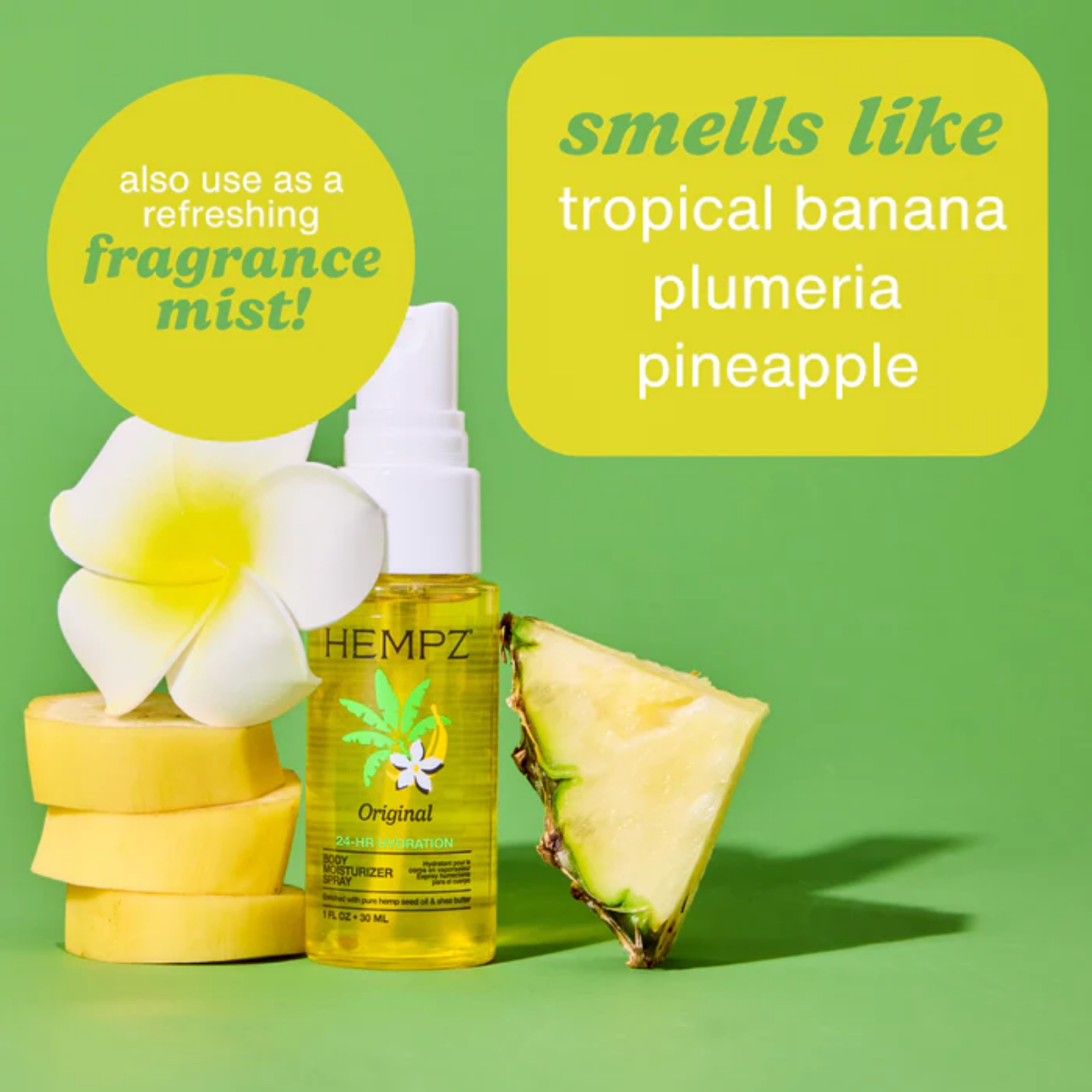 Hempz Body Moisturizer Spray (Refreshing moisturizing mist)