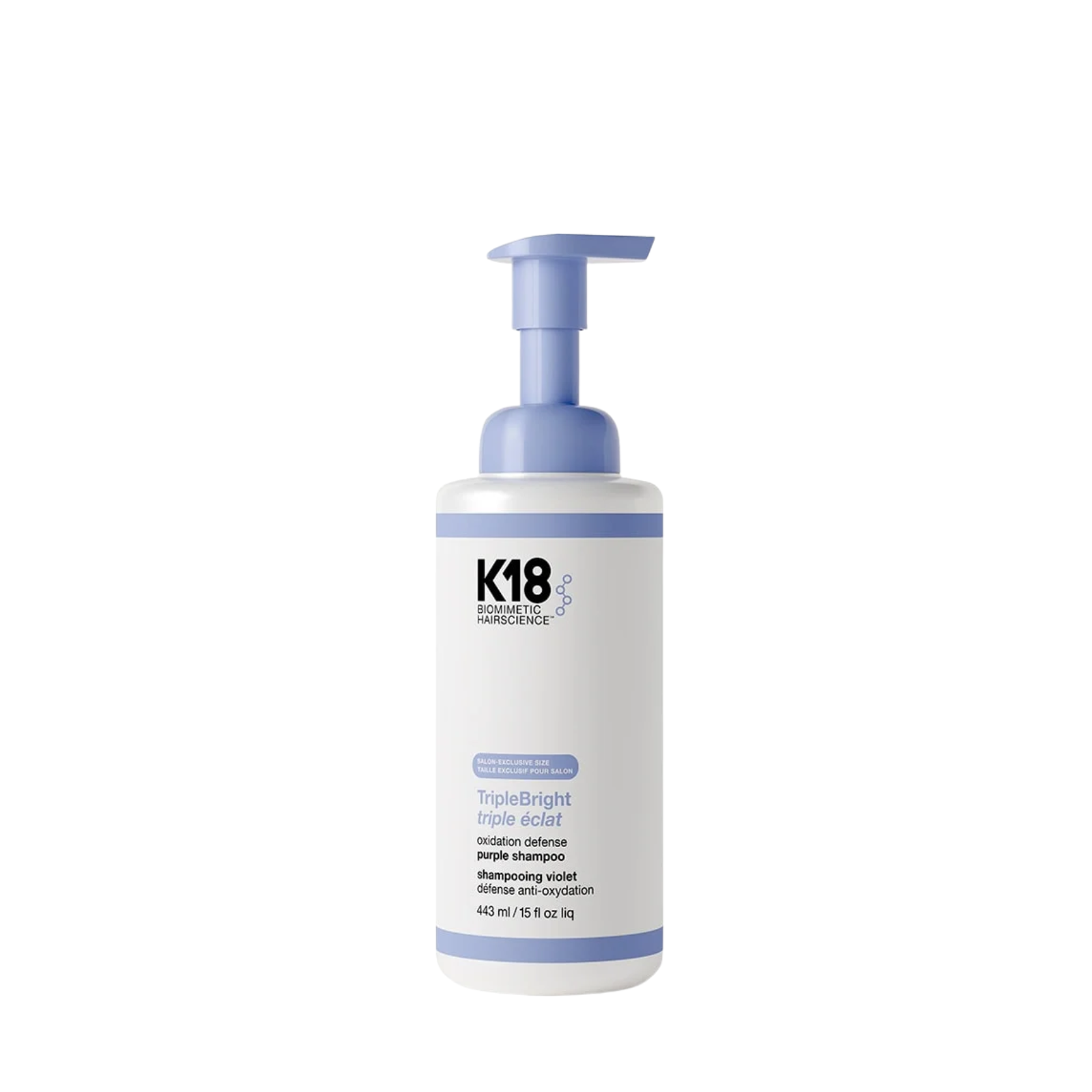 K18 Biomimetic Hairscience Triple Bright Purple Shampoo (Purple toning shampoo)