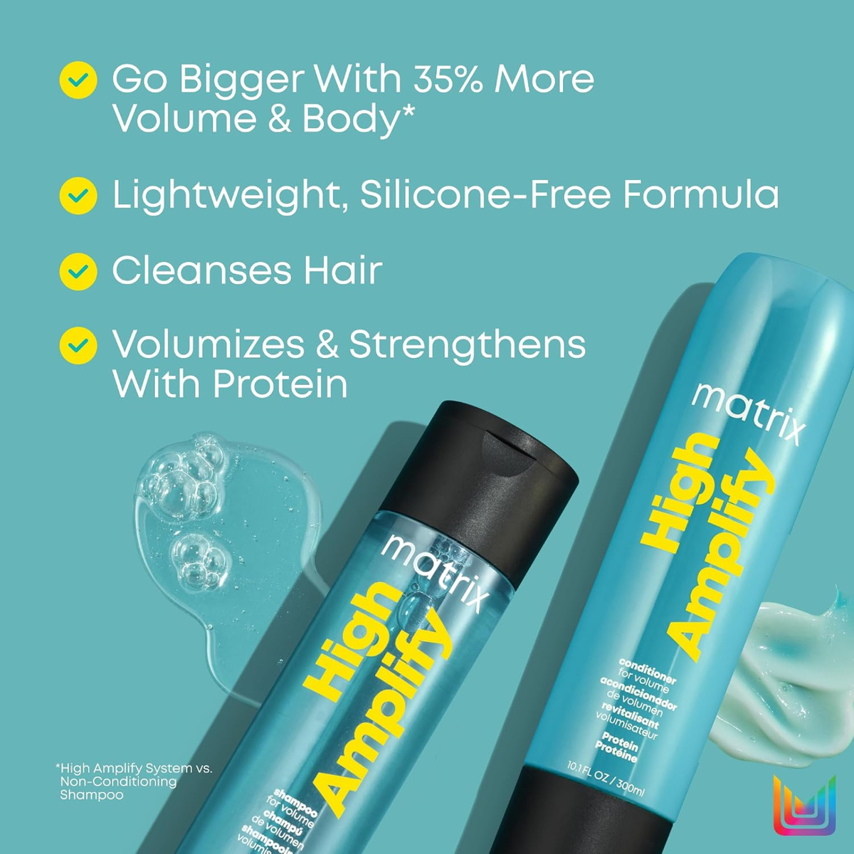 Matrix High Amplify Holiday Kit (3in1 weightless volume and body-enhancing hair care set)