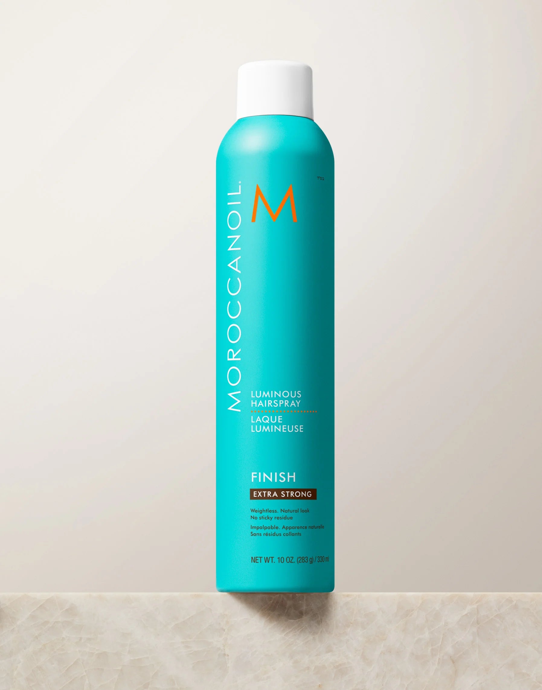 Radiant hairspray for extra strong hold (MoroccanOil Luminous Hairspray Extra Strong)