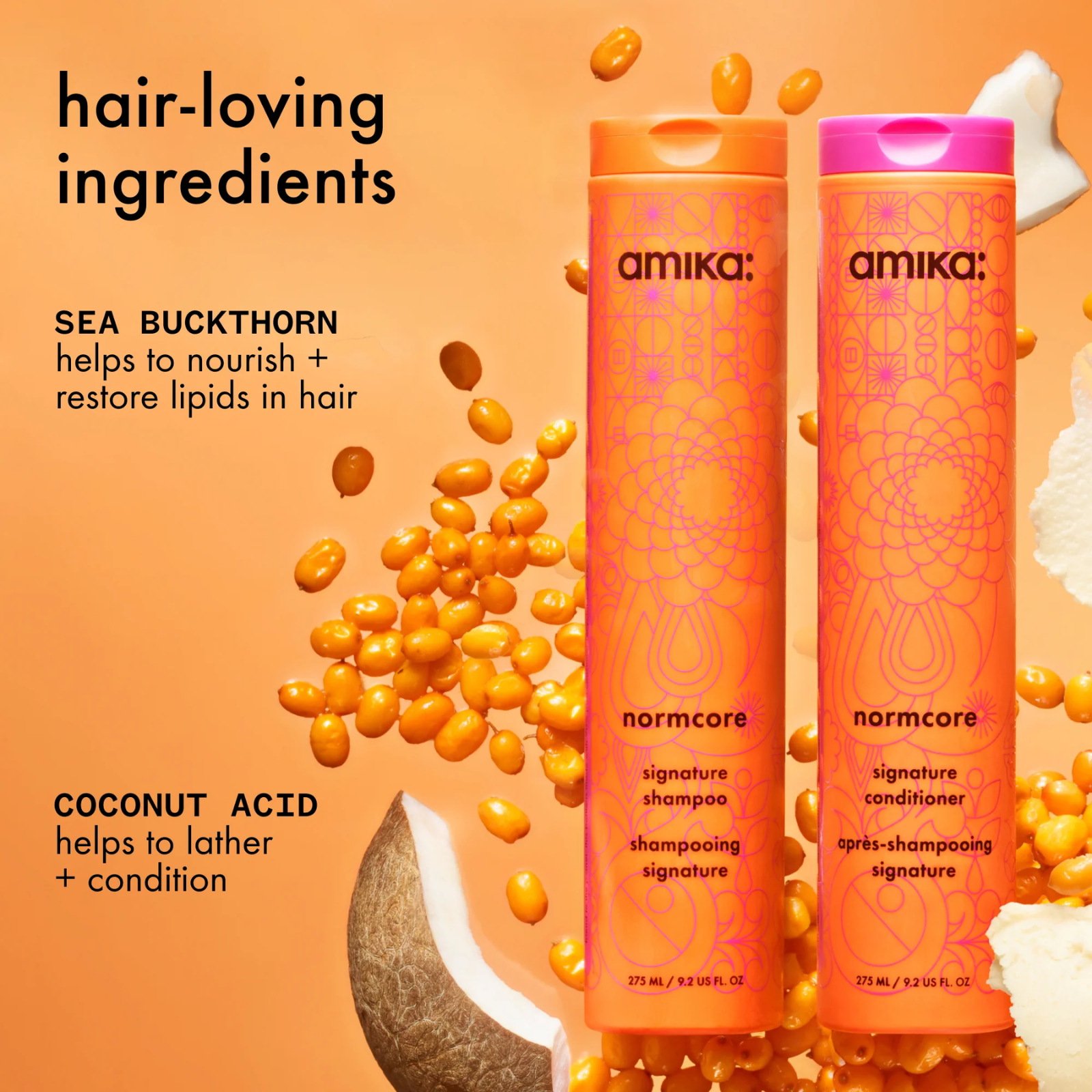 Amika Soft Strand Stars Nourishing Wash + Care Set (3in1 hydrating softening hair care set)