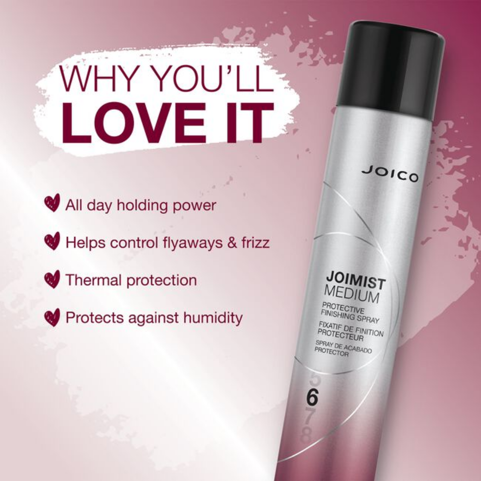 JoiMist Medium Protective Finishing Spray (Frizz-control & shine spray)