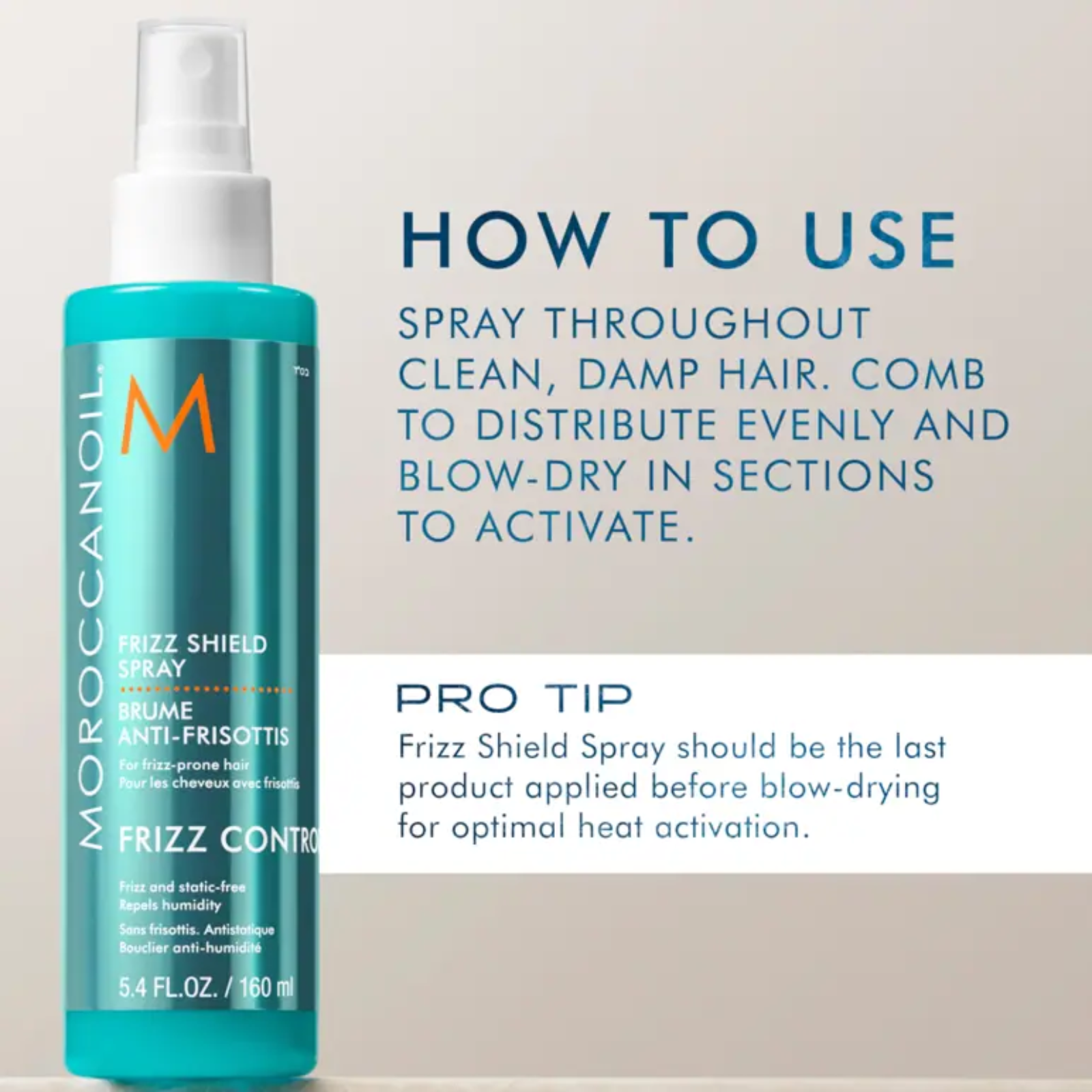 MoroccanOil Frizz Shield Spray (Styling mist)