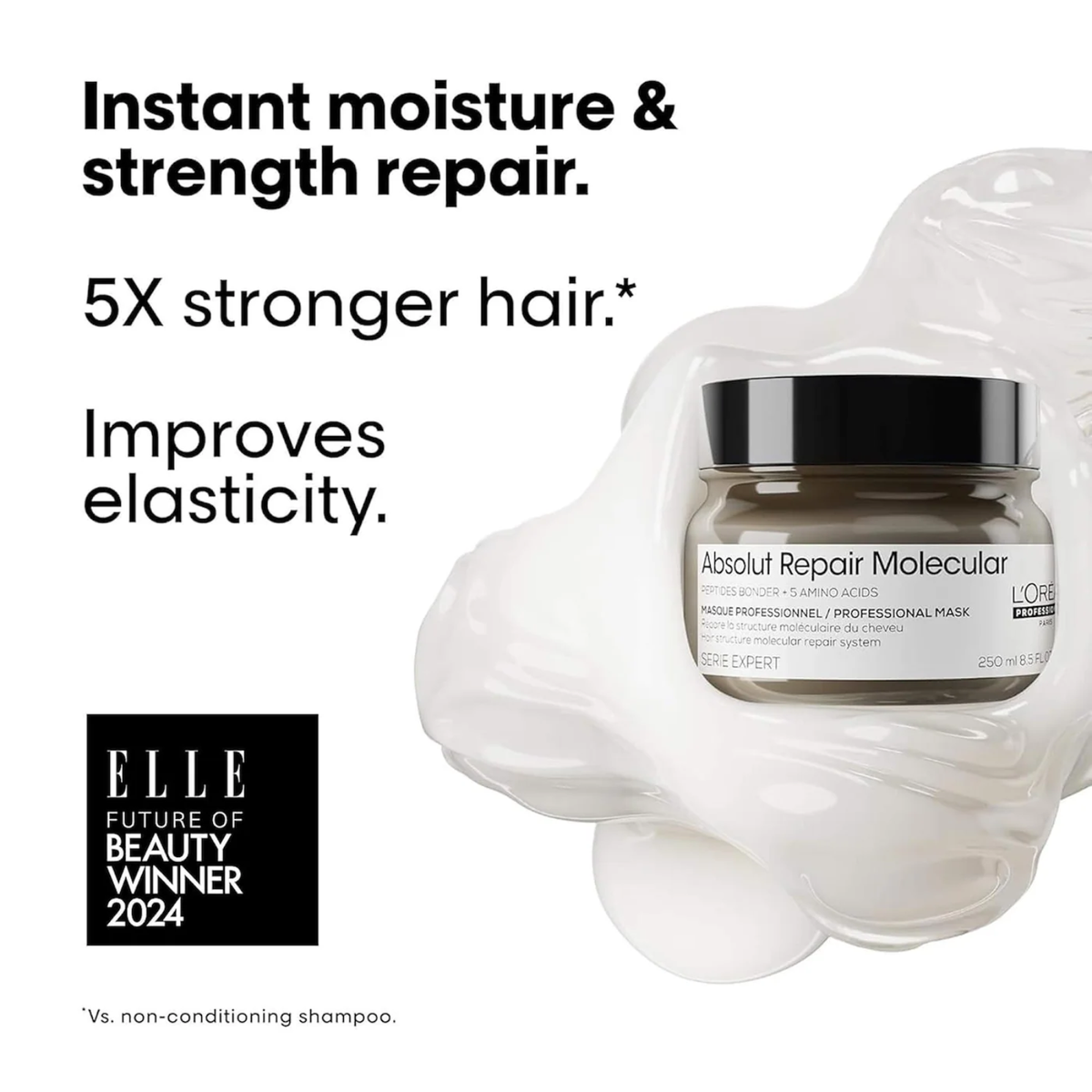 L'Oréal Professionnel Absolut Repair Molecular Holiday Kit (2in1 damaged hair repair set)