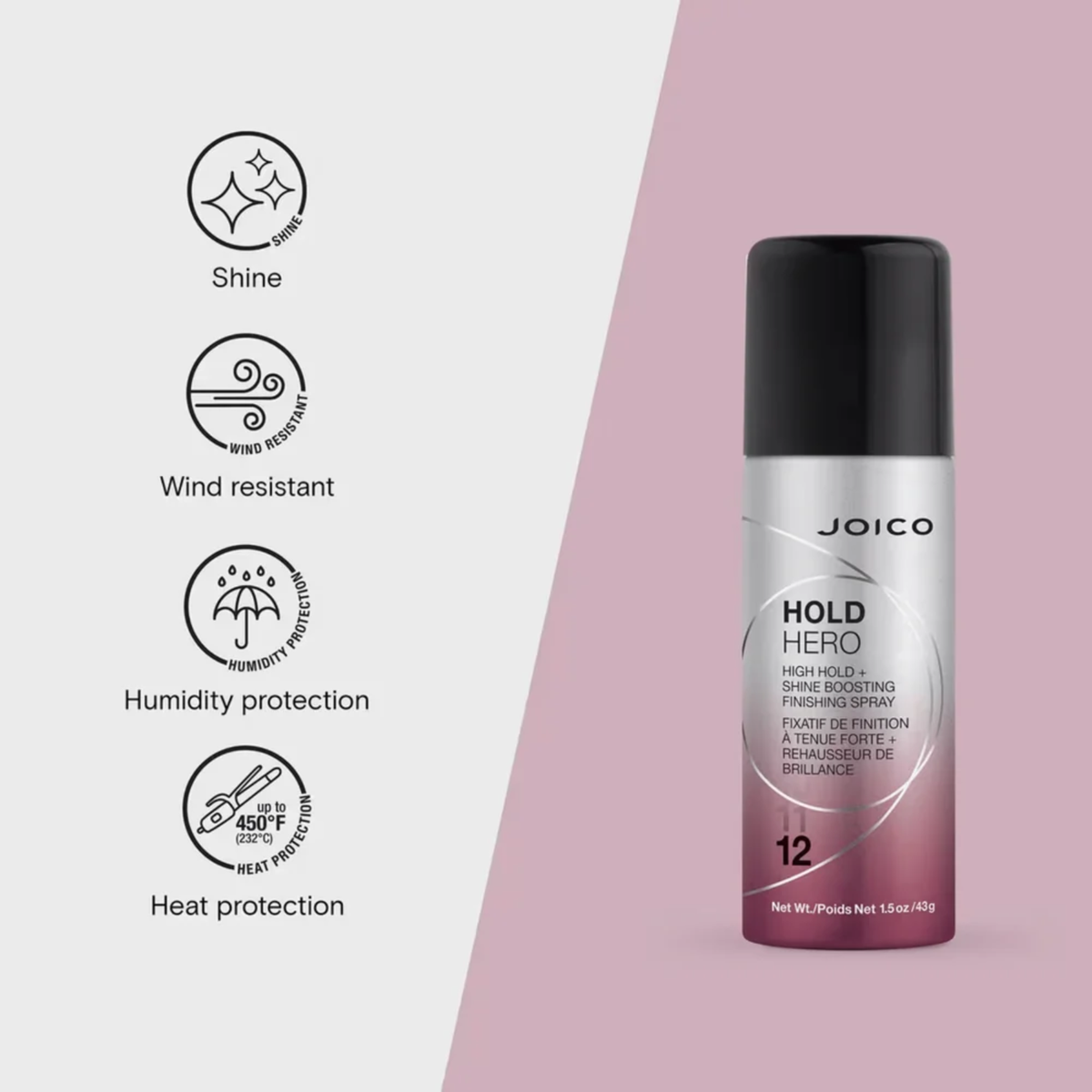 Joico Moisture Recovery Holiday Duo (3in1 moisturizing haircare and styling set)