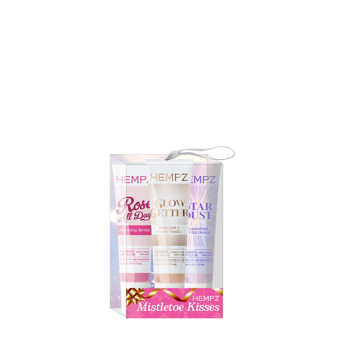 Hempz Mistletoe Kisses Lip Kit (3in1 holiday lip gloss set)