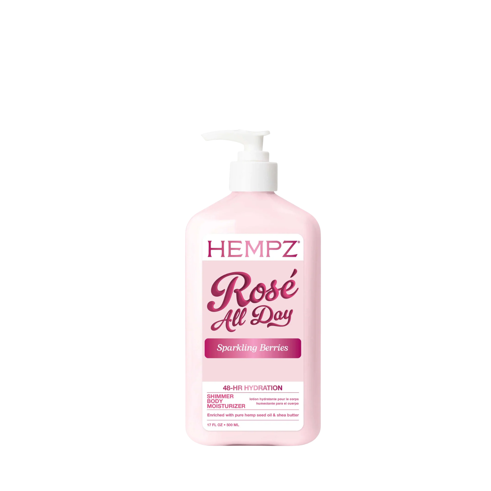 Hempz Rosé All Day Body Moisturizer (Rose-infused body moisturizer)