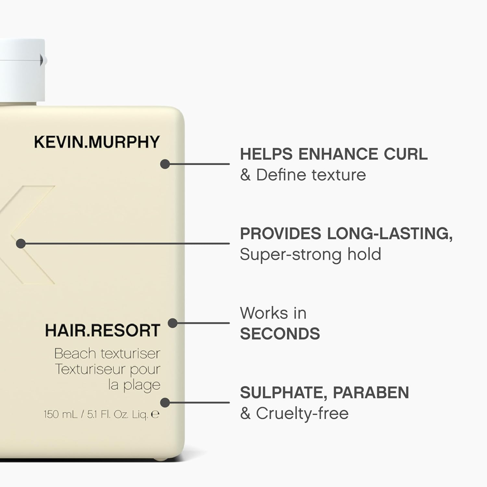 KEVIN.MURPHY HAIR.RESORT (Beach texture styling cream)