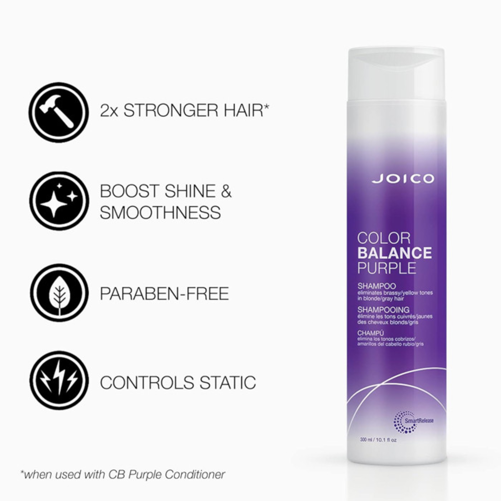 Joico Color Balance Purple Shampoo (Tone-correcting shampoo)