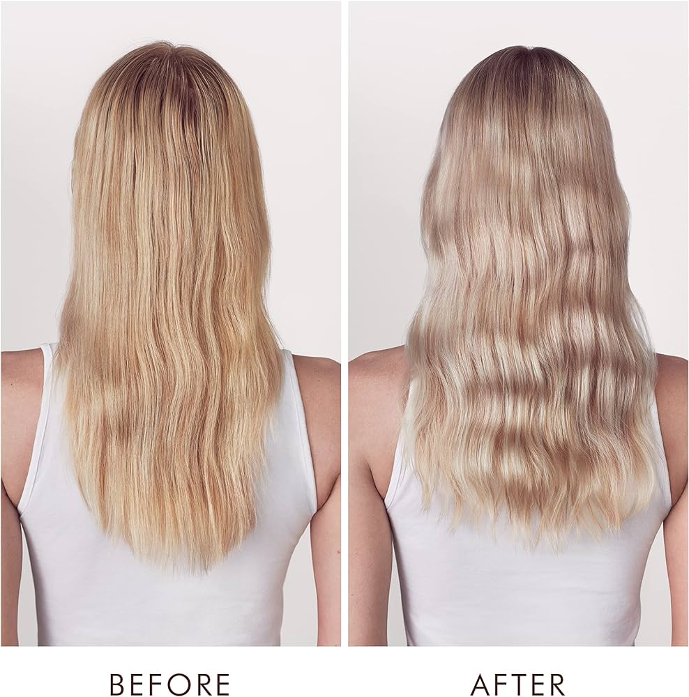 Toning shampoo for blondes (MoroccanOil Blonde Perfecting Purple Shampoo)