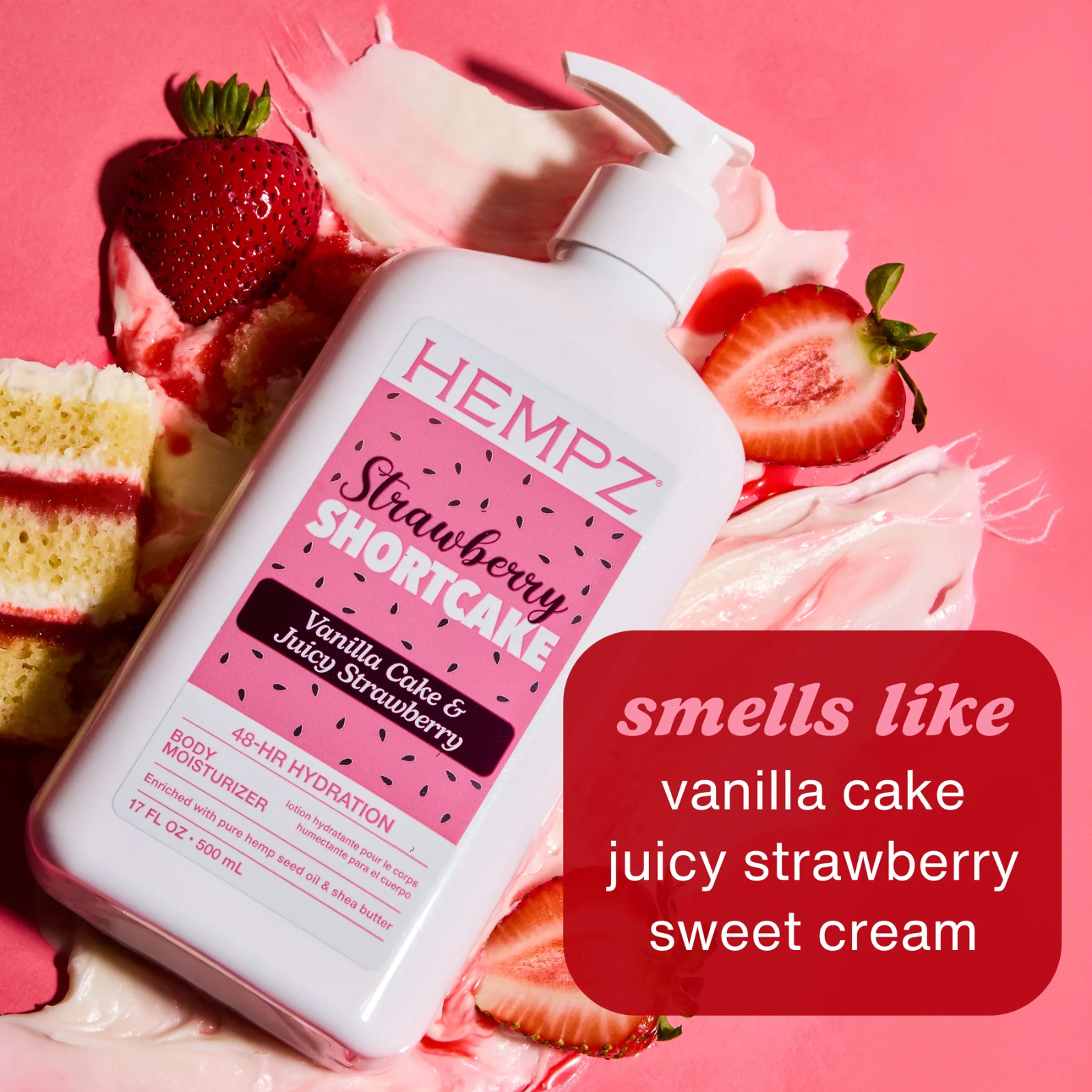 Hempz Strawberry Shortcake Body Moisturizer (Strawberry-scented body moisturizer)