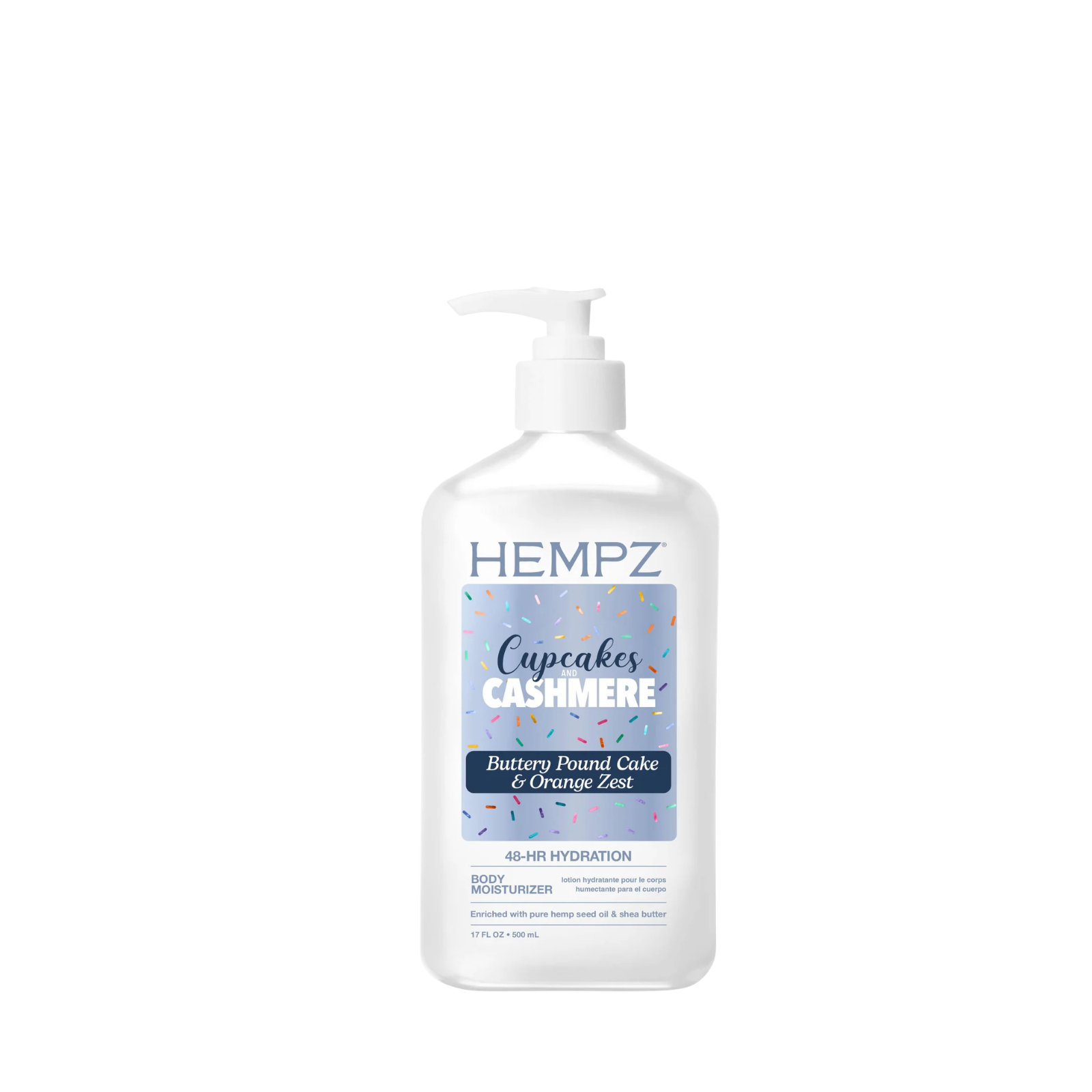 Hempz Cupcake & Cashmere Body Moisturizer (Gourmand body moisturizer)