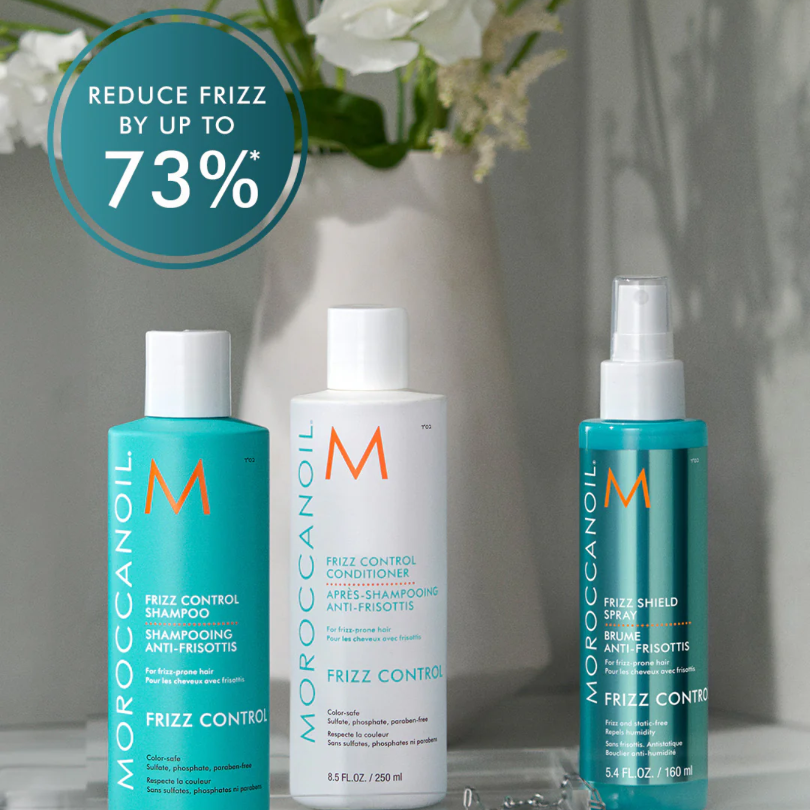 MoroccanOil Frizz Control Shampoo (Gentle shampoo)