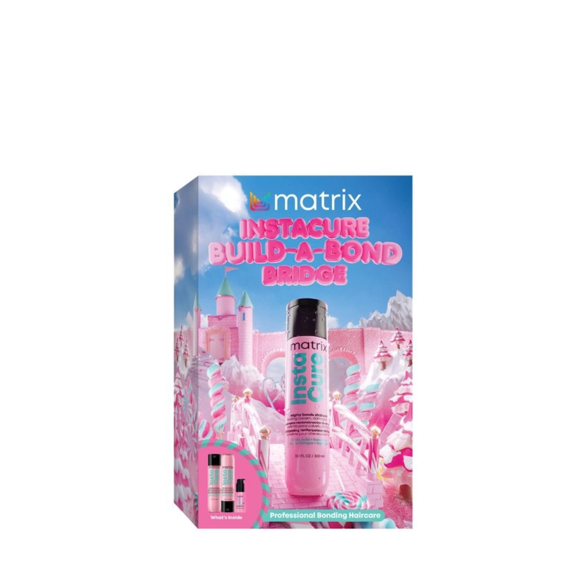 Matrix Build A Bond Holiday Kit (3in1 bond repair and intensive hair strengthening set)