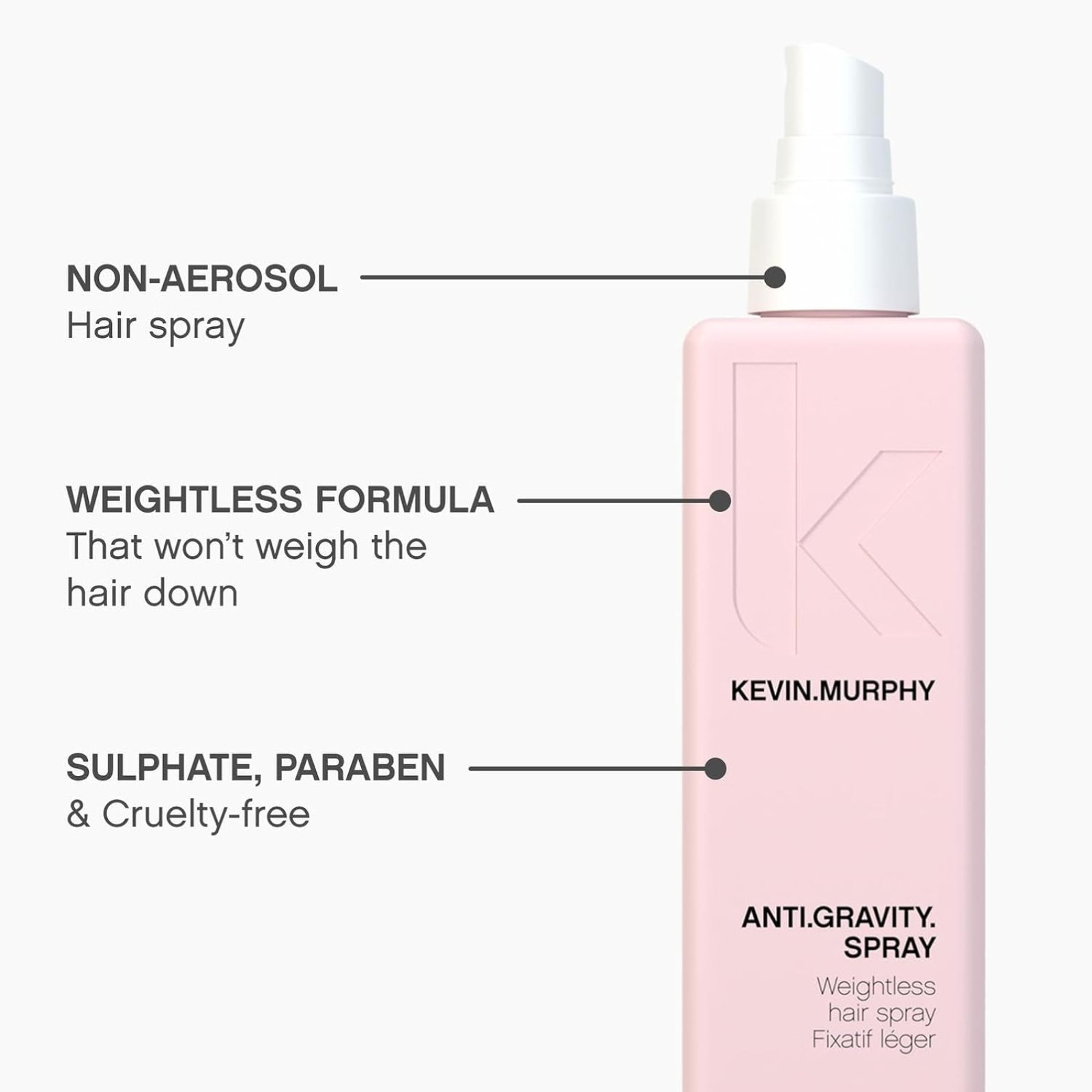 KEVIN.MURPHY ANTI.GRAVITY SPRAY (Weightless volume and texture spray)