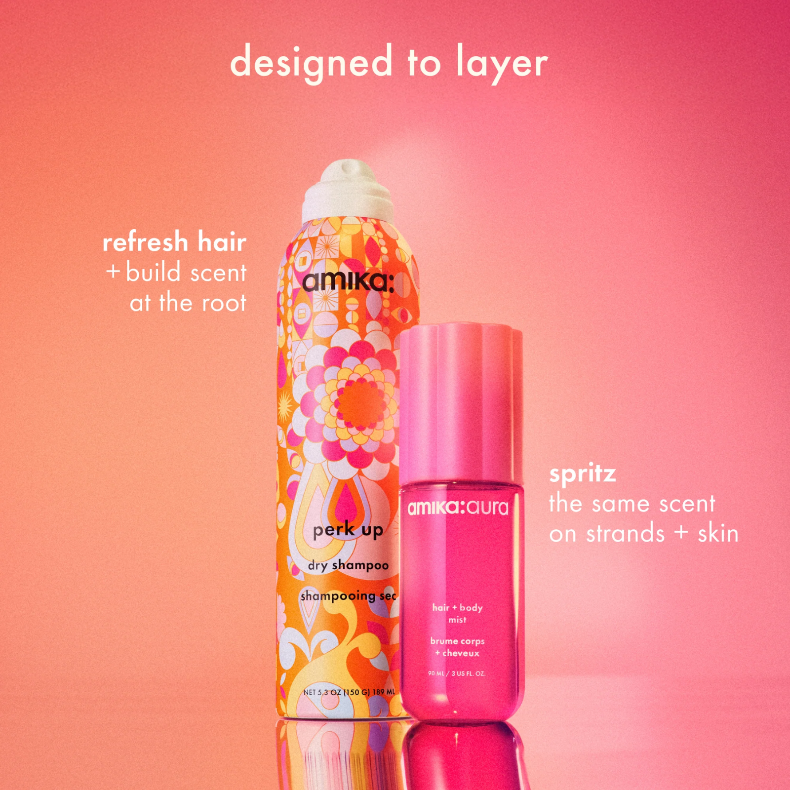 Amika: Aura Hair + Body Mist (Lightweight scent-refreshing mist)