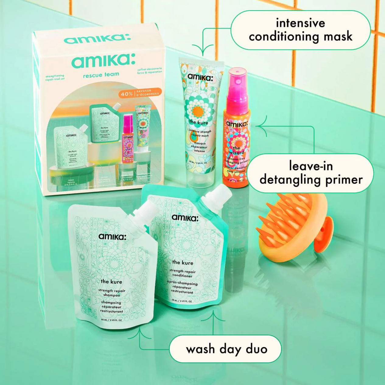 Amika Rescue Team Strengthening Repair Trial Set (4in1 trial set)