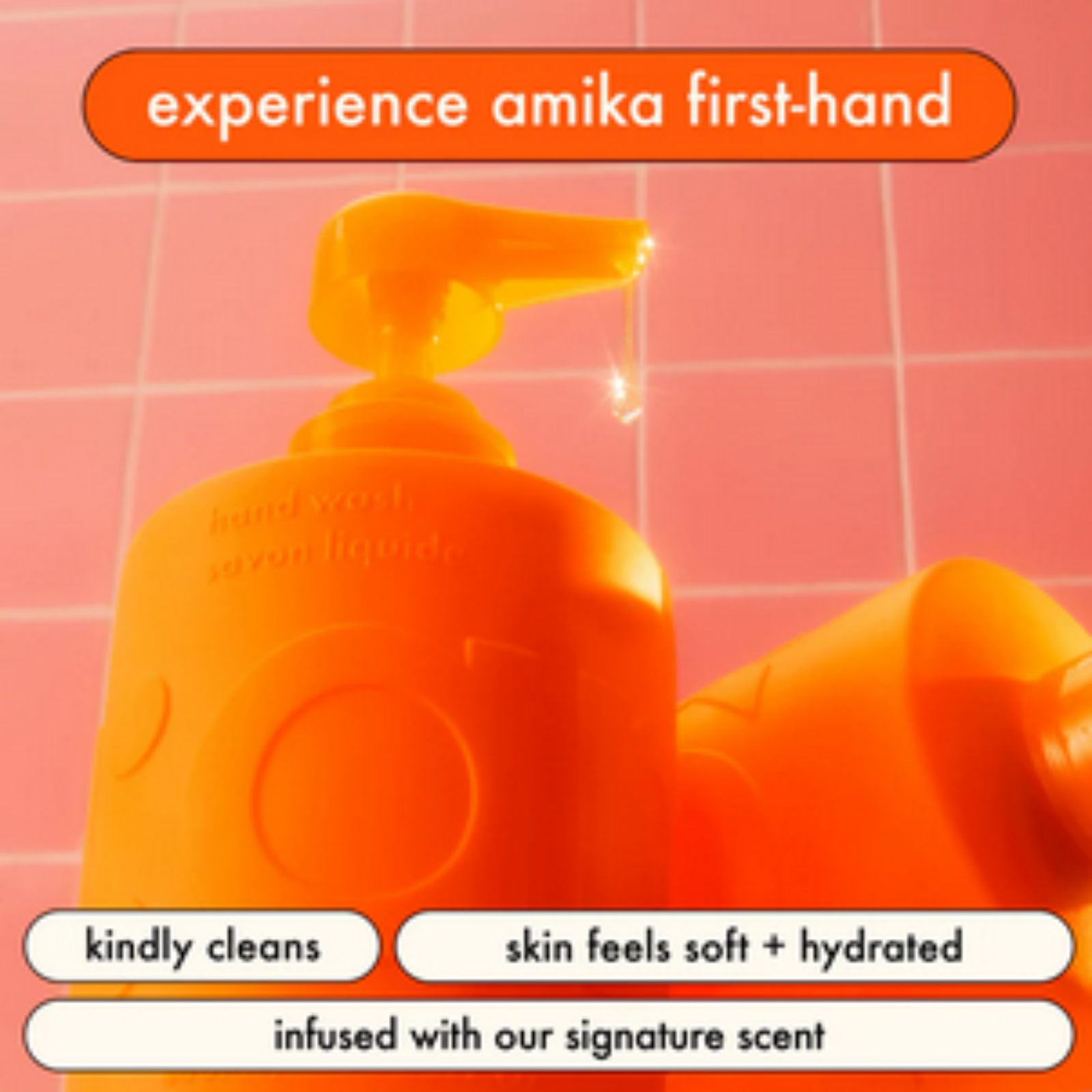 Amika Hand Wash (Softening daily cleanser)