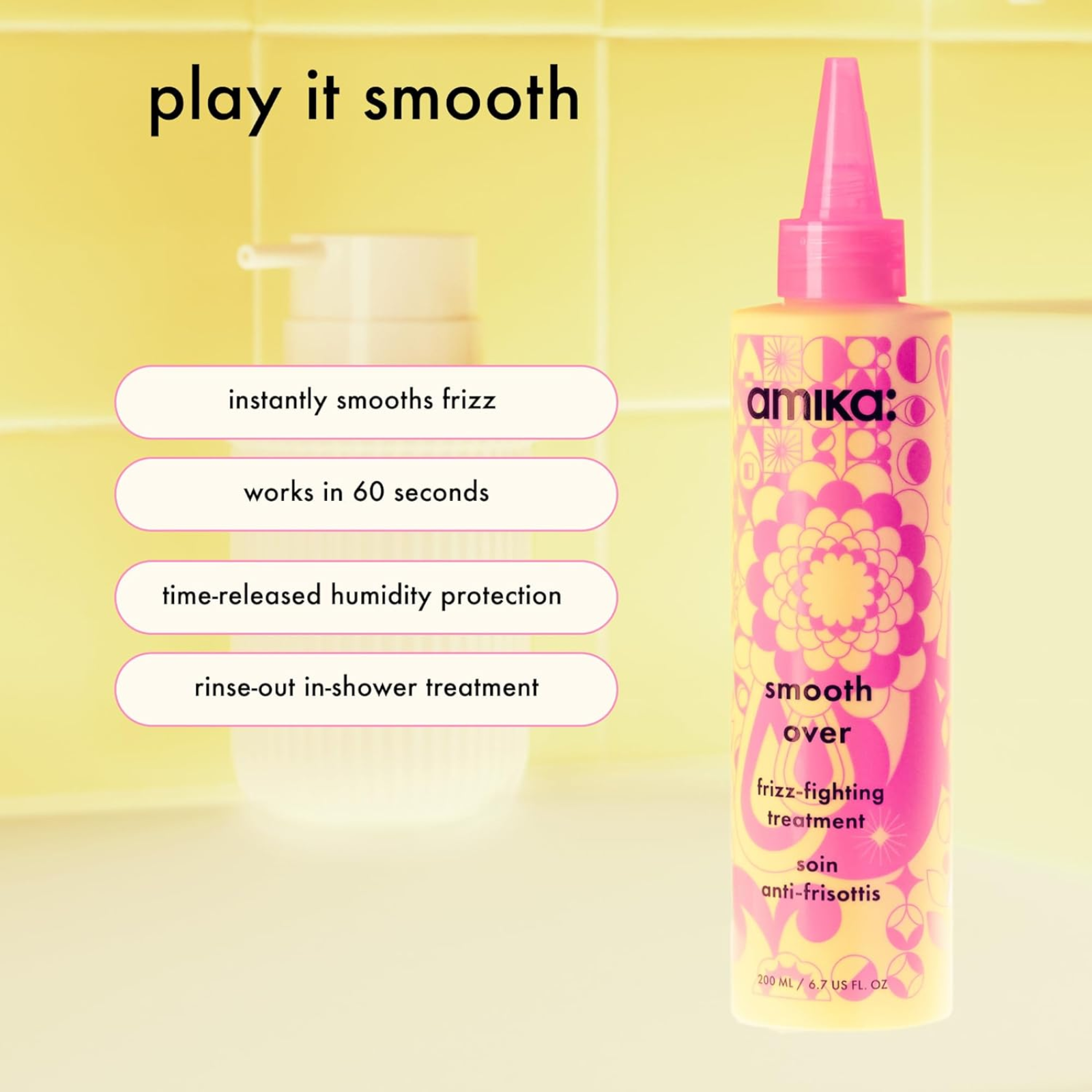 Amika Smooth Over Frizz-Fighting Treatment (60-second smoothing hair treatment)