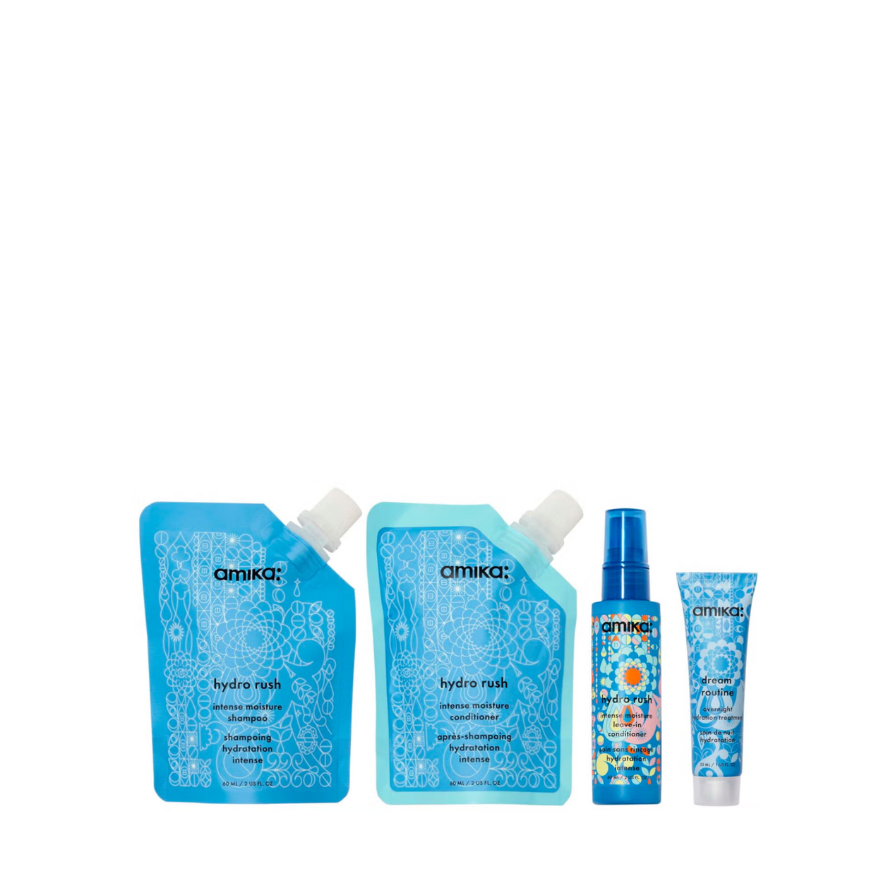Amika Hydro Dream Hydration Routine Trial Set (4in1 hydration set)