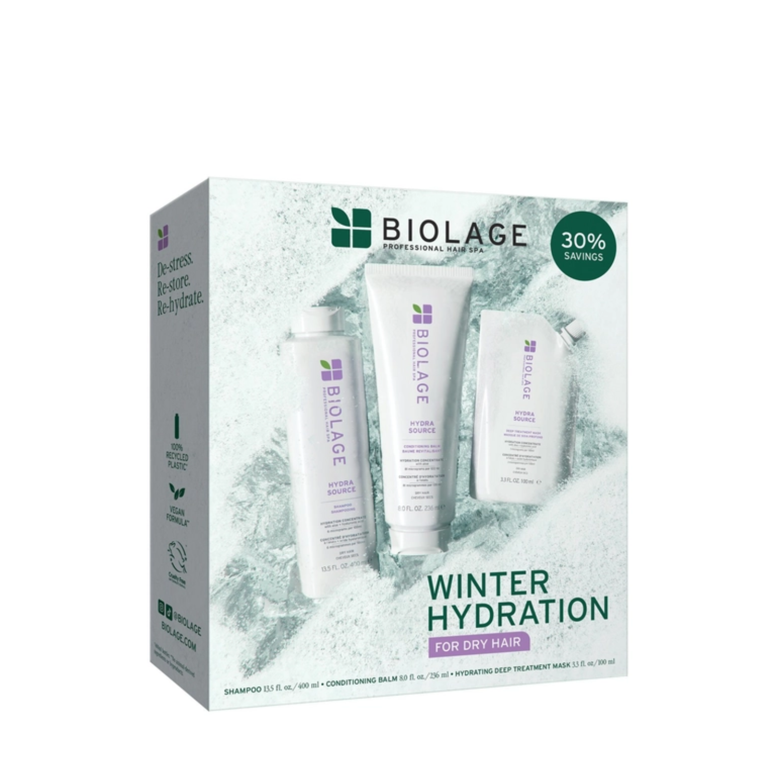 Biolage Hydra Source Holiday Kit (Deep moisture & shine set)