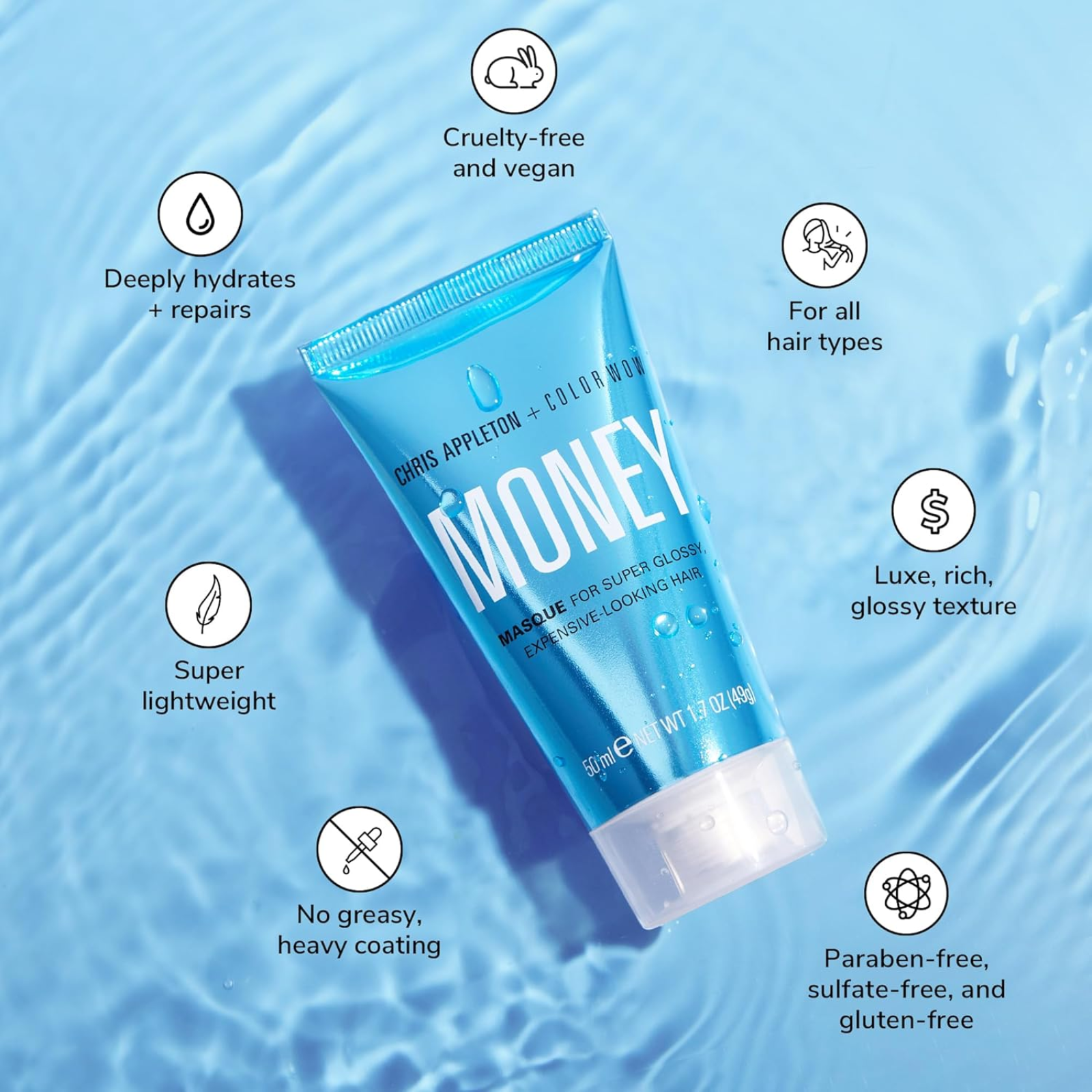 COLOR WOW Money Masque Deep Hydrating Hair Treatment (Salon-quality mask)