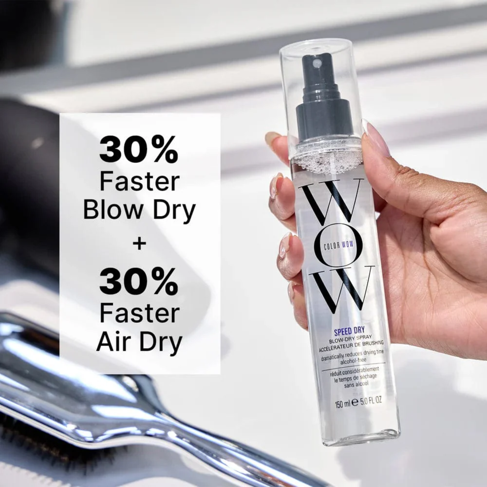 COLOR WOW Speed Dry Blow Dry Spray (Heat protective spray)