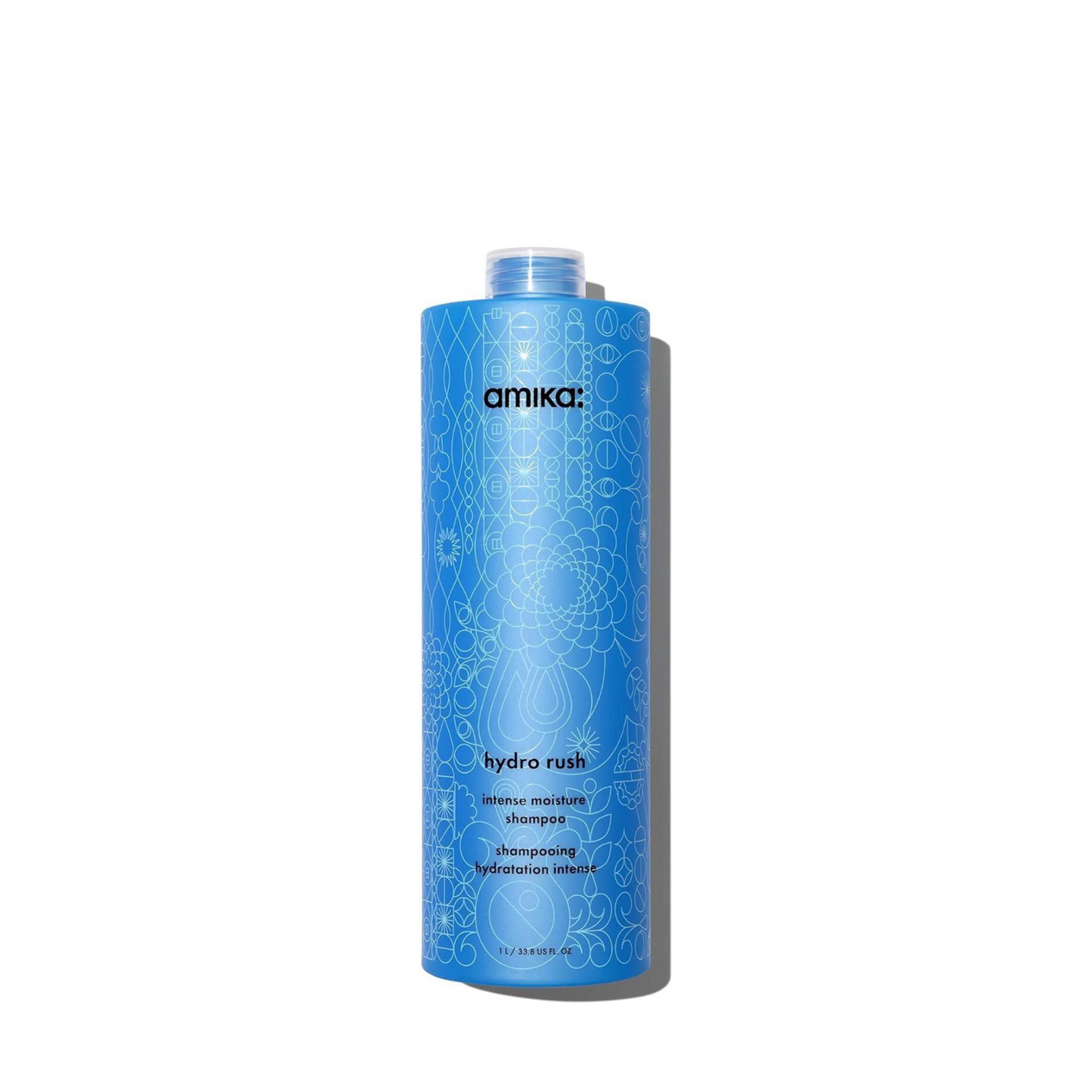 Amika Hydro Rush Intense Moisture Shampoo (Moisture shampoo with Hyaluronic Acid)