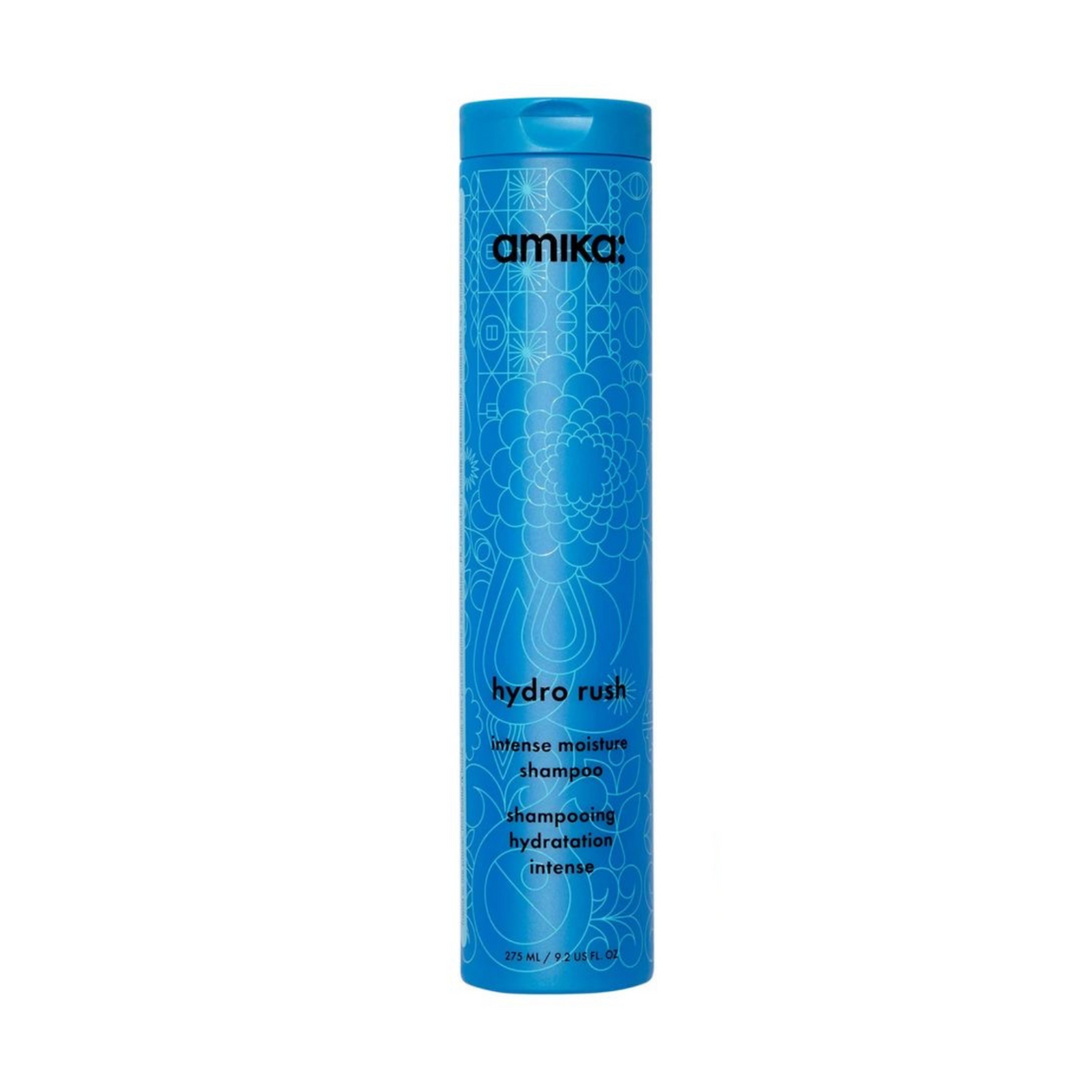 Amika Hydro Rush Intense Moisture Shampoo (Moisture shampoo with Hyaluronic Acid)