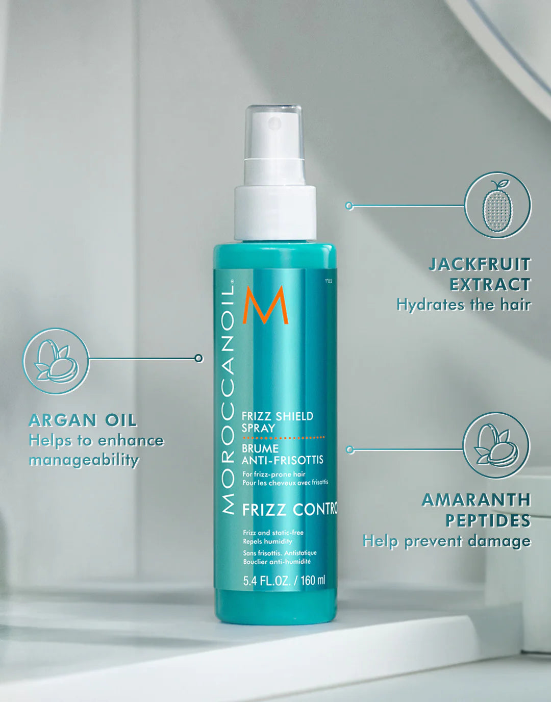 MoroccanOil Frizz Shield Spray (Styling mist)