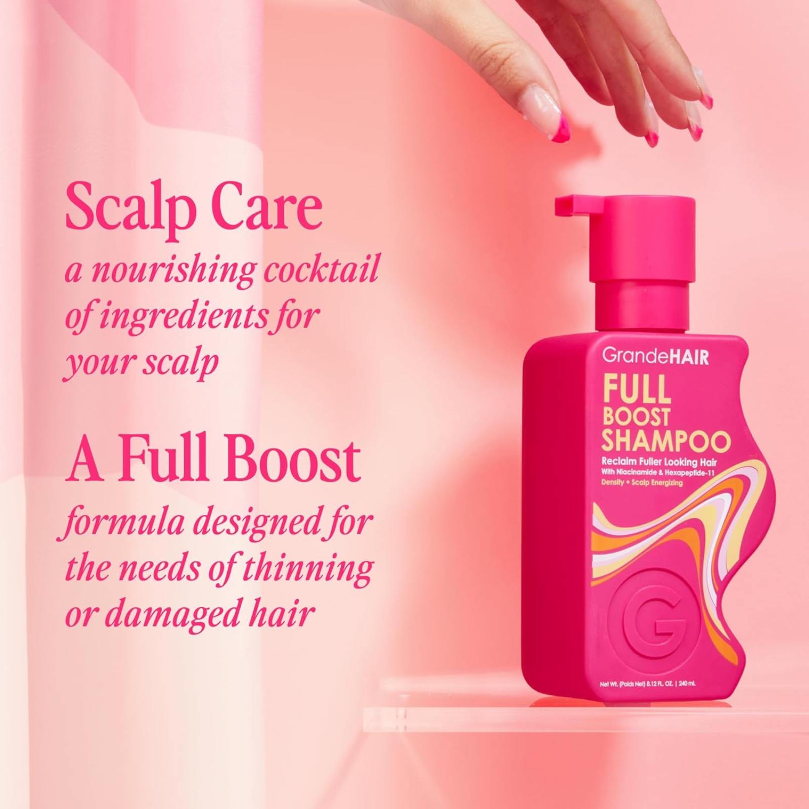 GrandeHair Full Boost Shampoo (Shampoo for damaged hair)